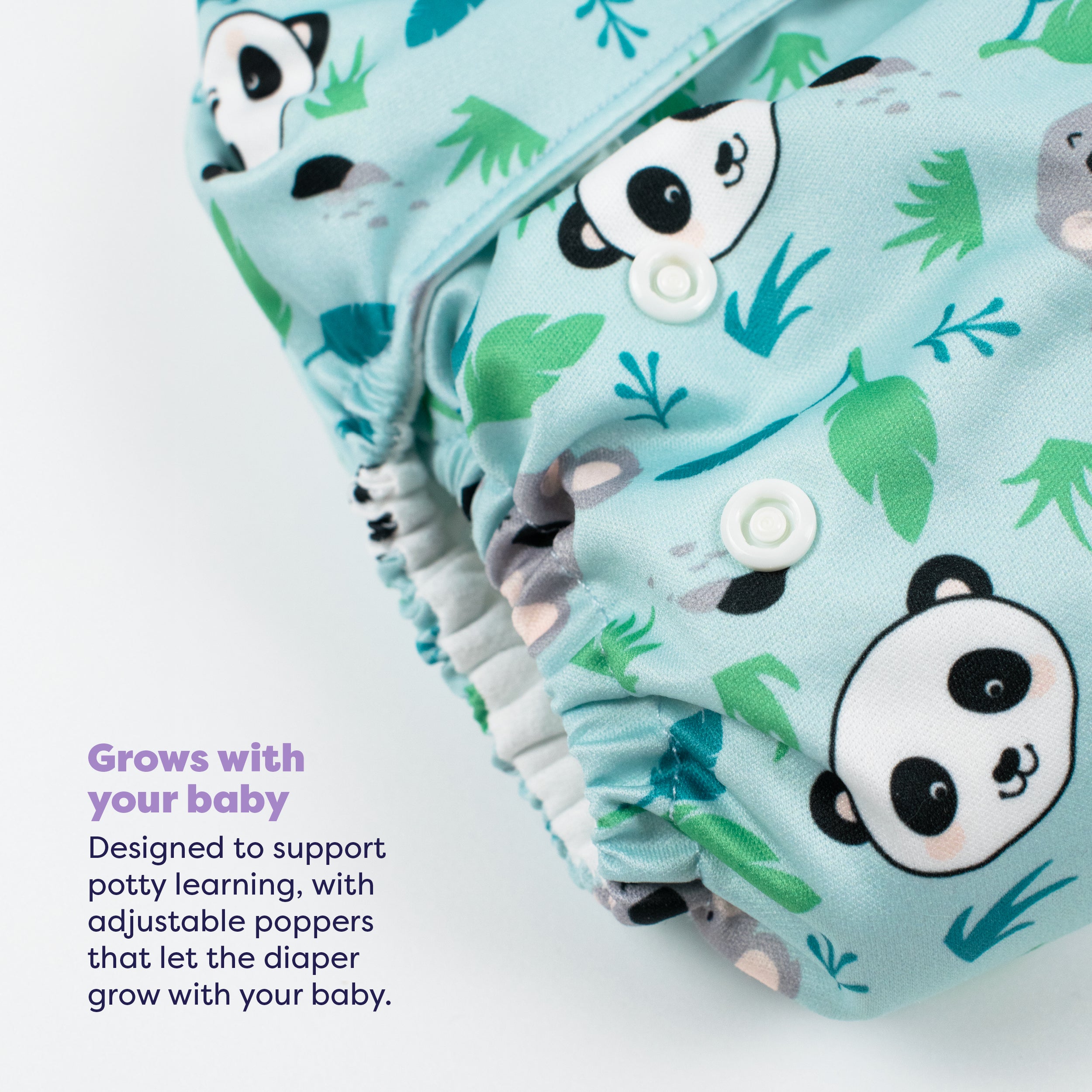 Miosolo All-In-One Reusable Diaper in Little Paws - Bambino Mio (EU)