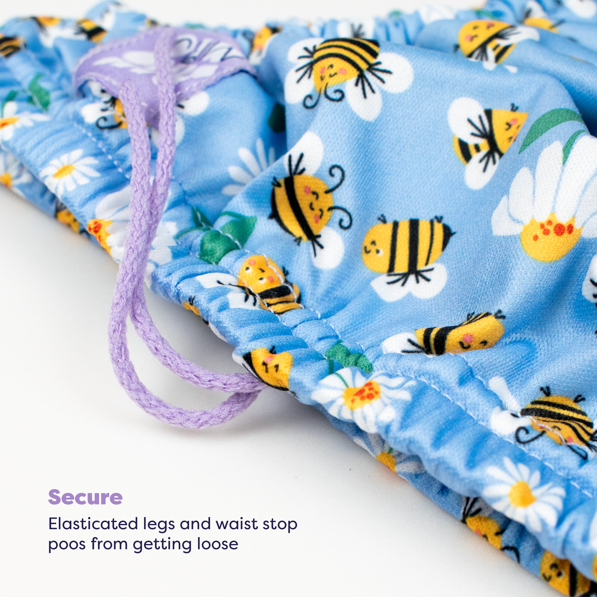 Reusable Swim Diaper in Busy Bees - Bambino Mio (EU)