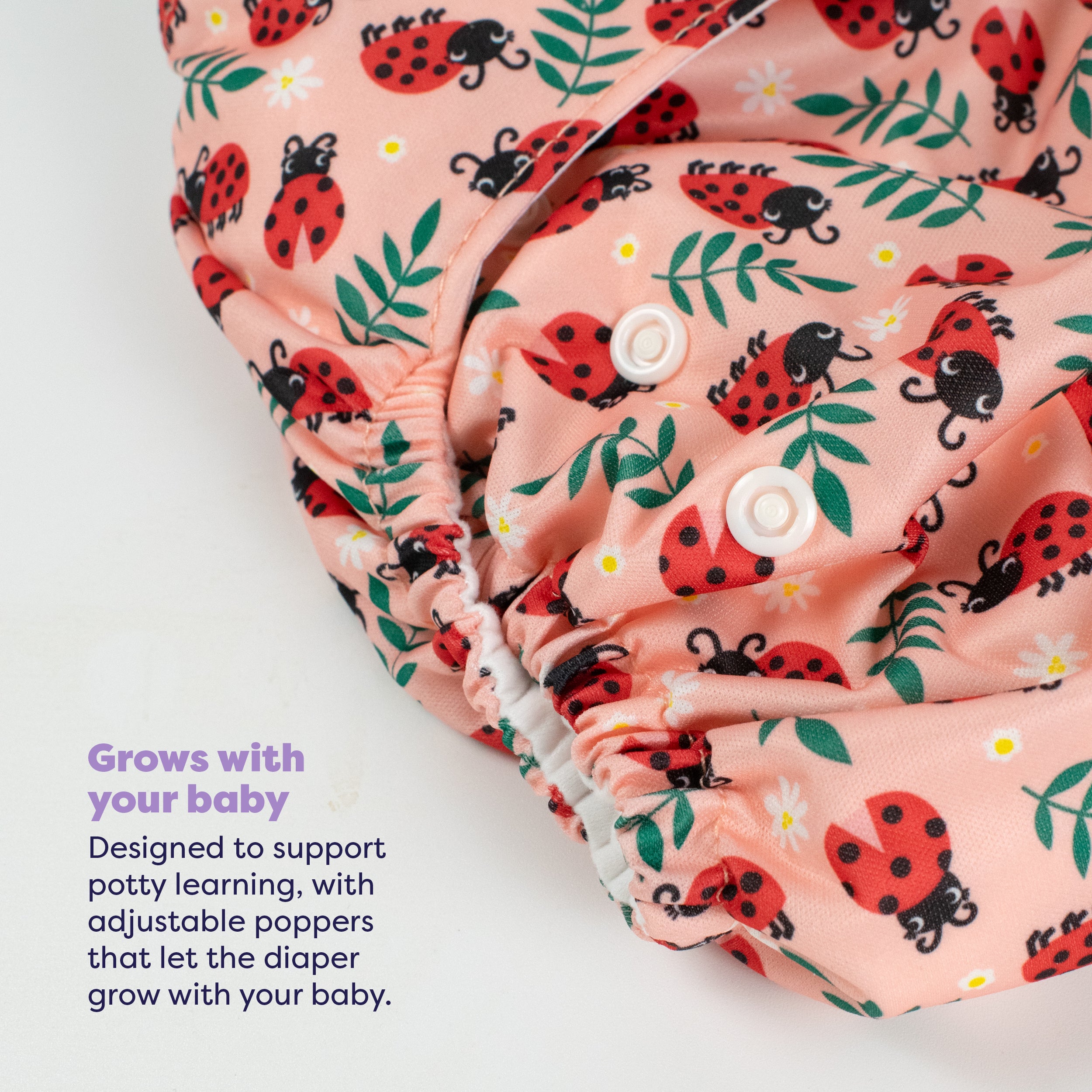 5 Pack Miosolo All-in-One Reusable Diaper in Bugs Life - Bambino Mio (EU)