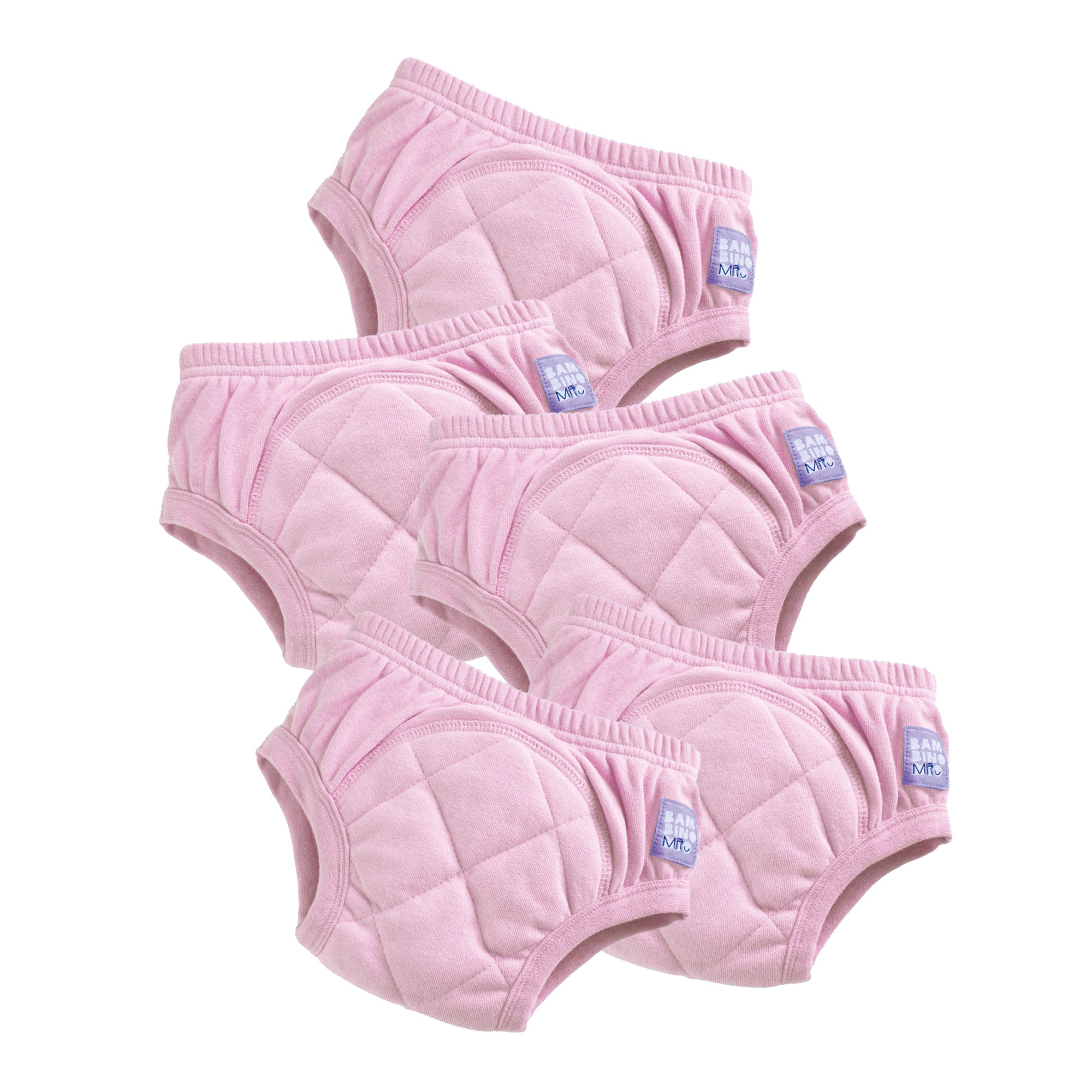 5 Pack Reusable Potty Training Pants in Light Pink - Bambino Mio (EU)