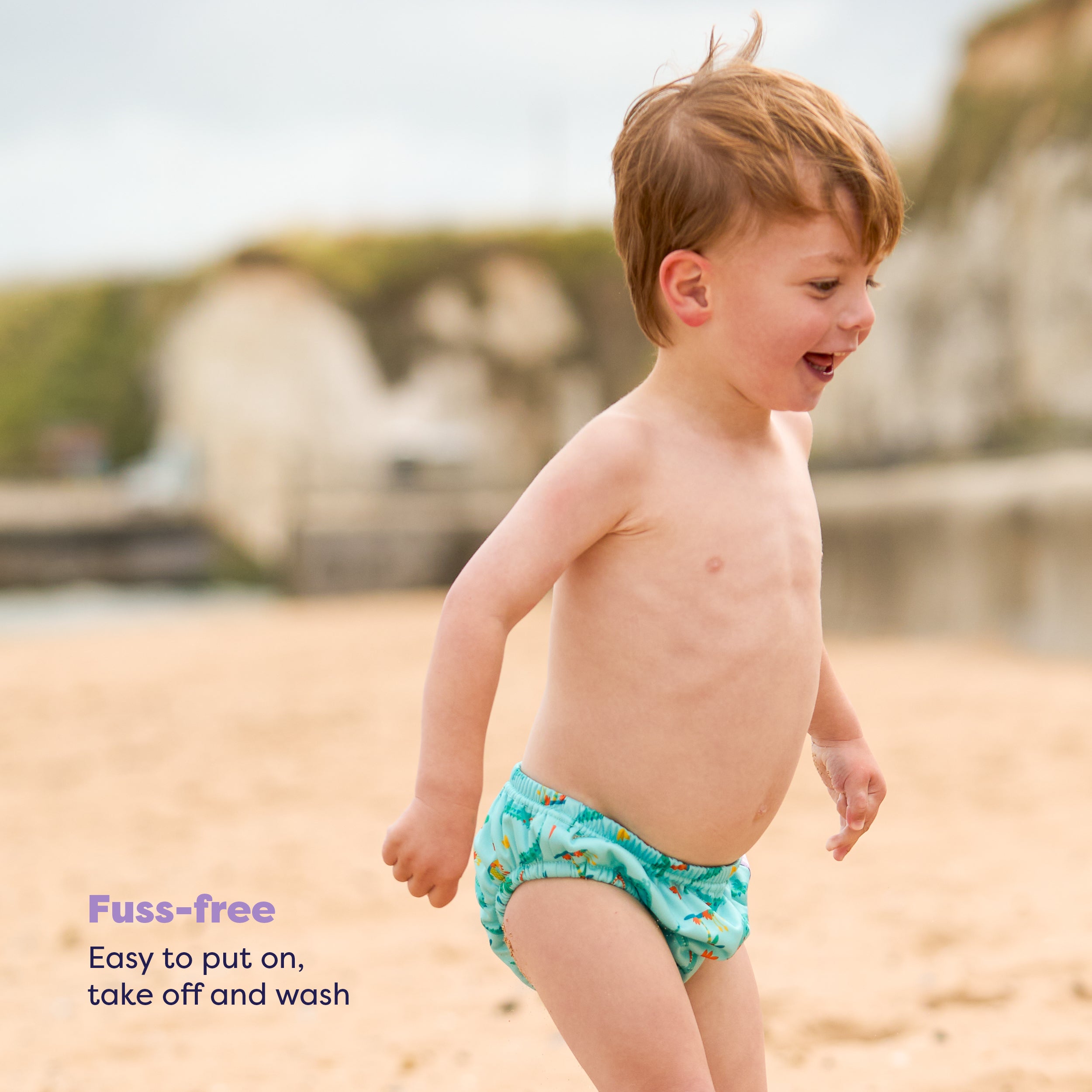 Reusable Swim Diaper in Crafty Croc - Bambino Mio (EU)