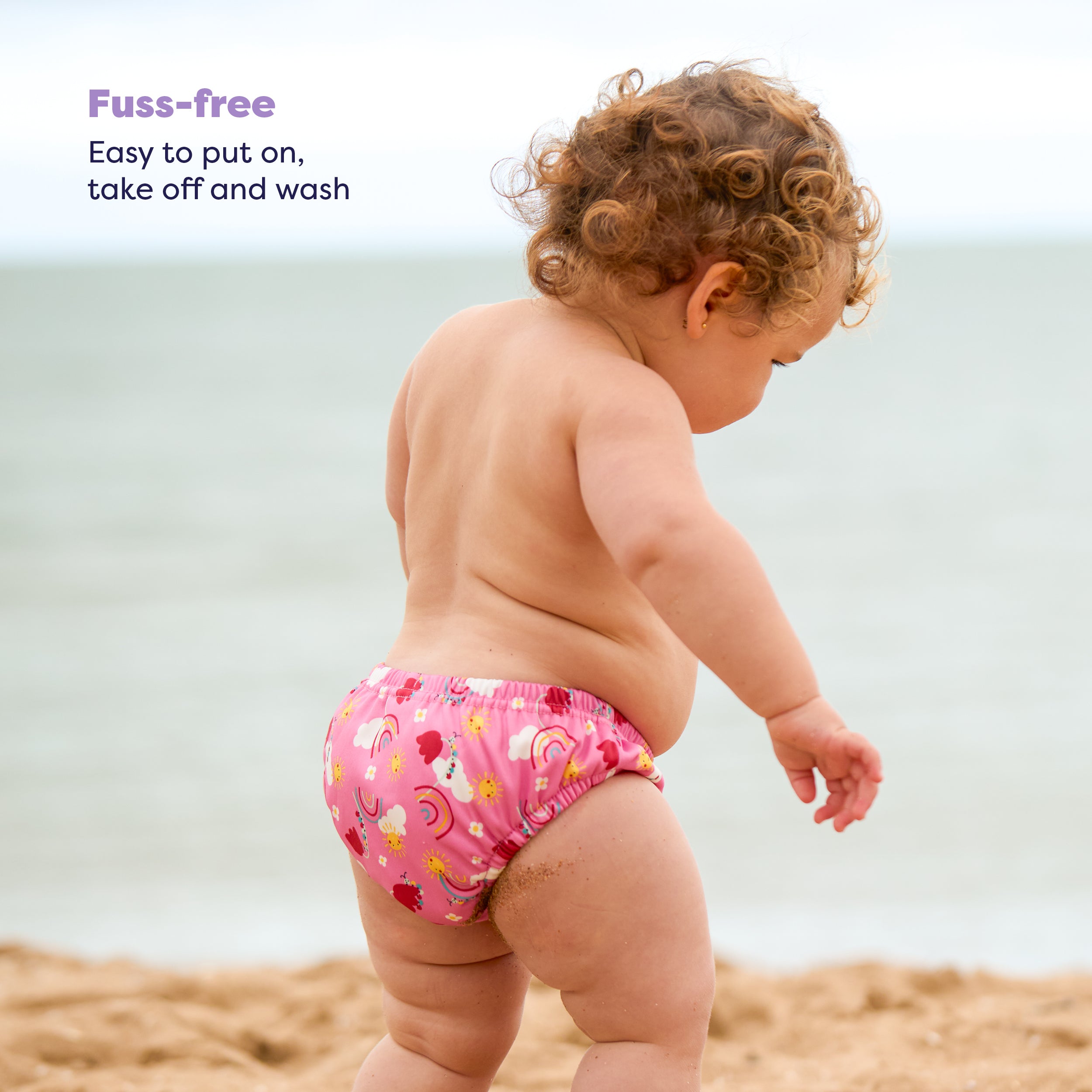 Reusable Swim Diaper in Happy Days - Bambino Mio (EU)