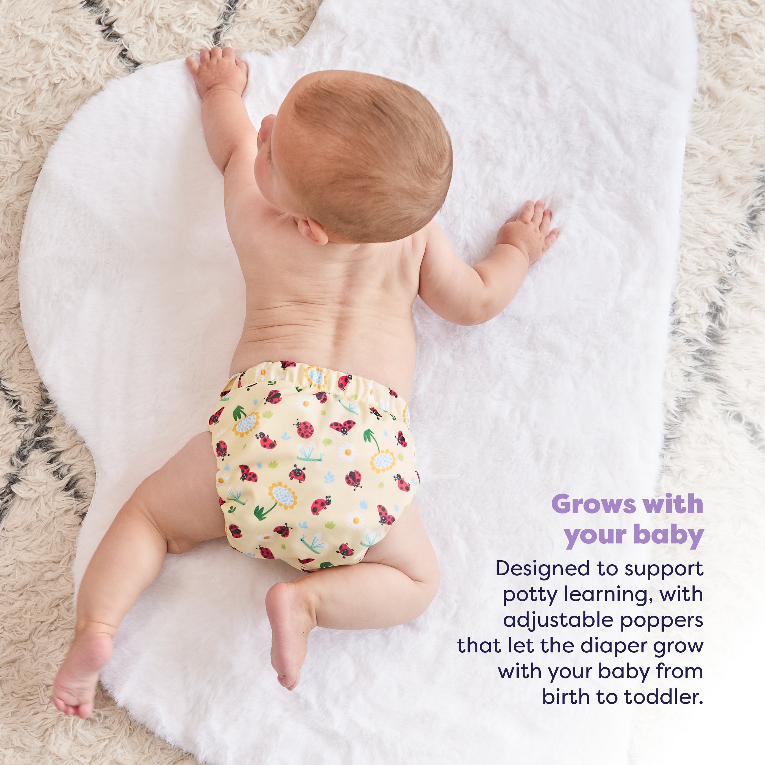 Revolutionary Reusable Diaper in Flutter And Bloom - Bambino Mio (EU)