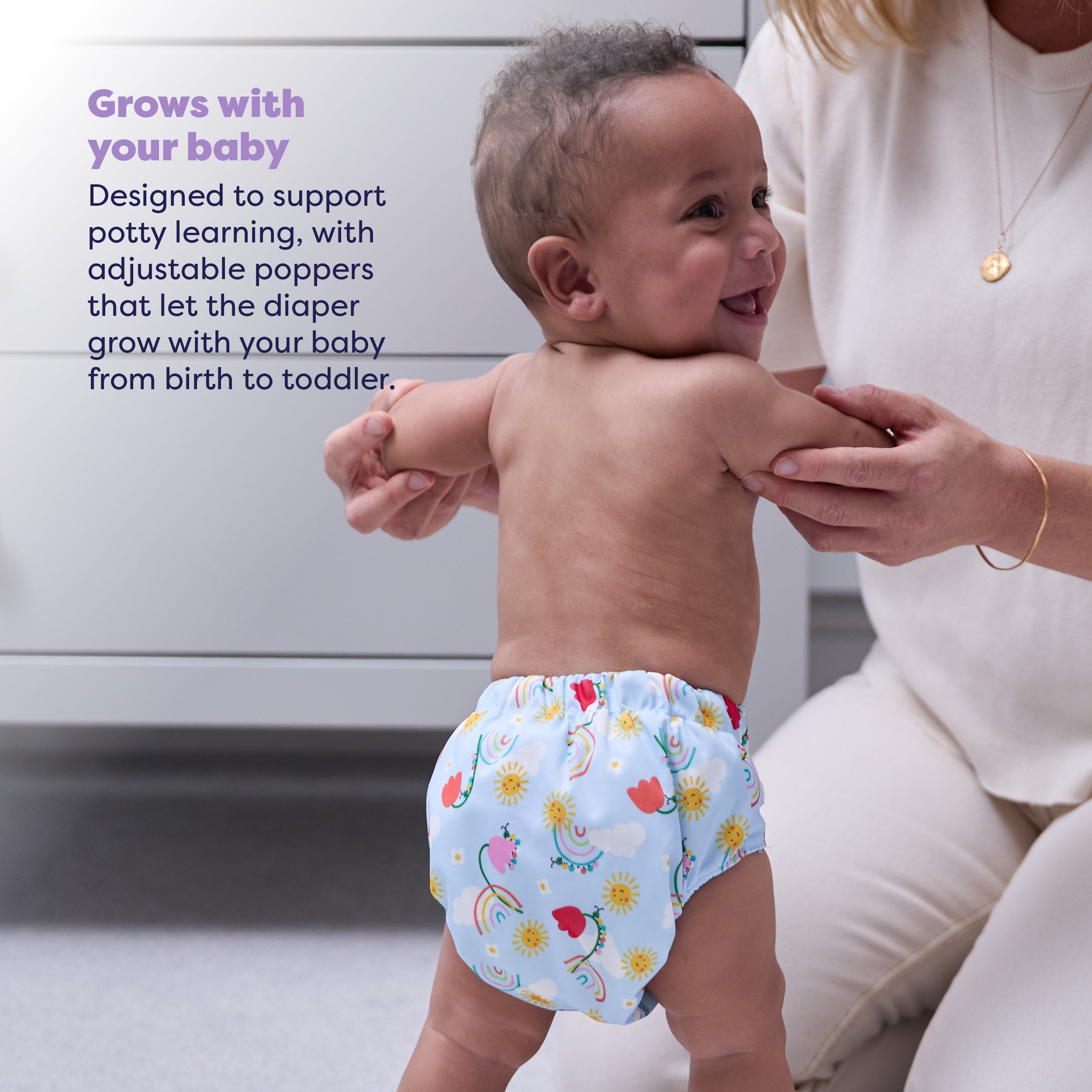 Revolutionary Reusable Diaper in Happy Days - Bambino Mio (EU)