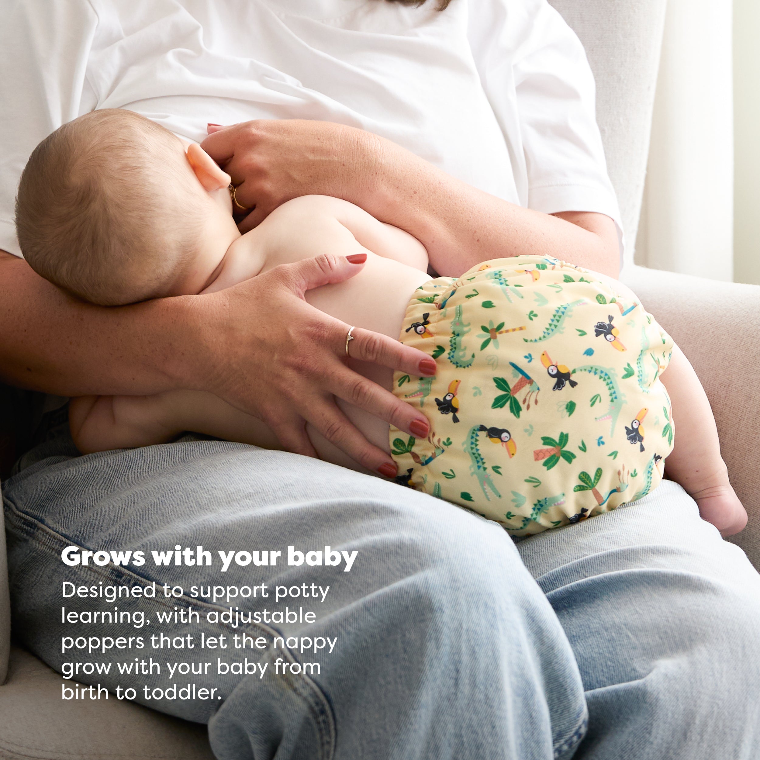 Revolutionary Reusable Diaper in River Rascals - Bambino Mio (EU)