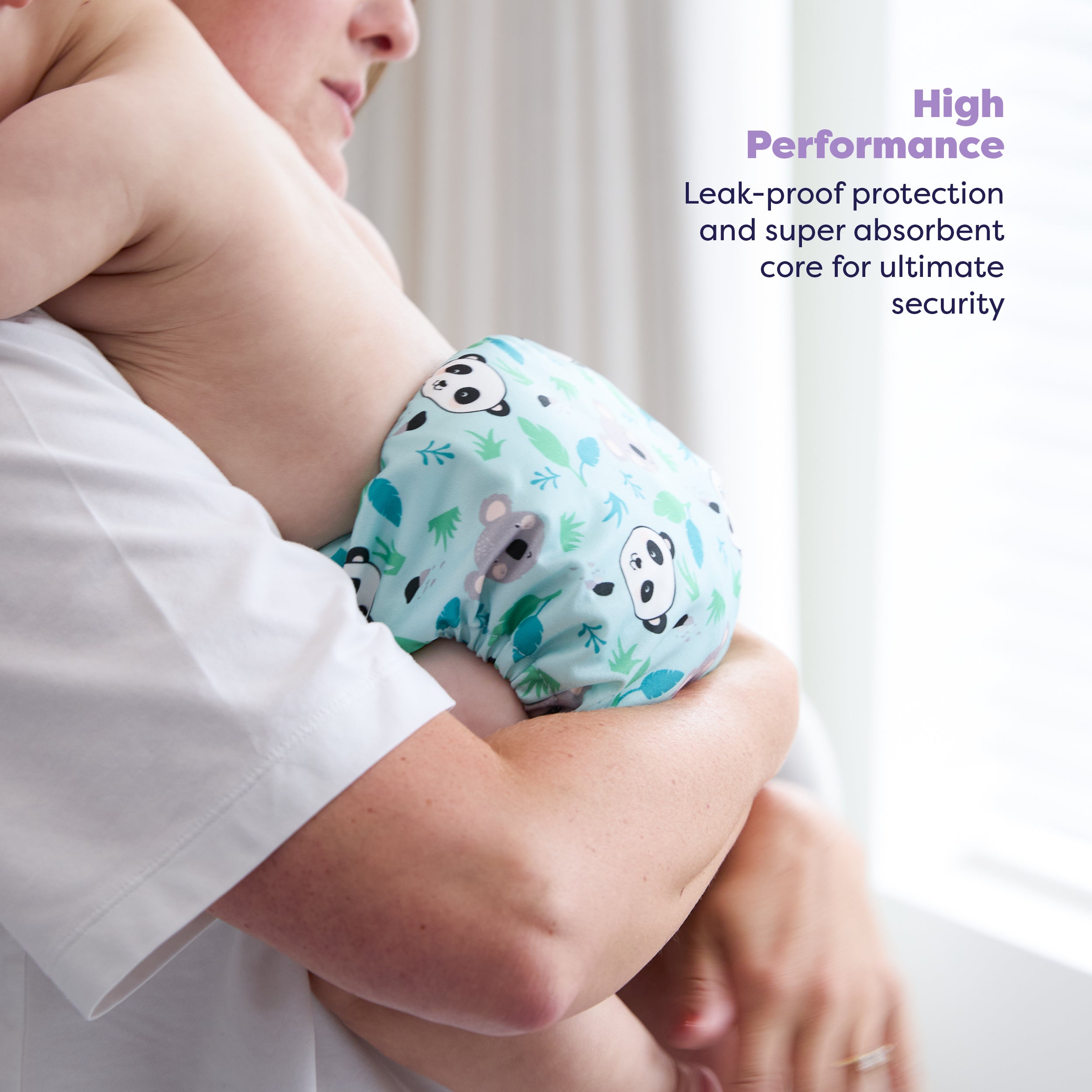Miosolo All-In-One Reusable Diaper in Little Paws - Bambino Mio (EU)