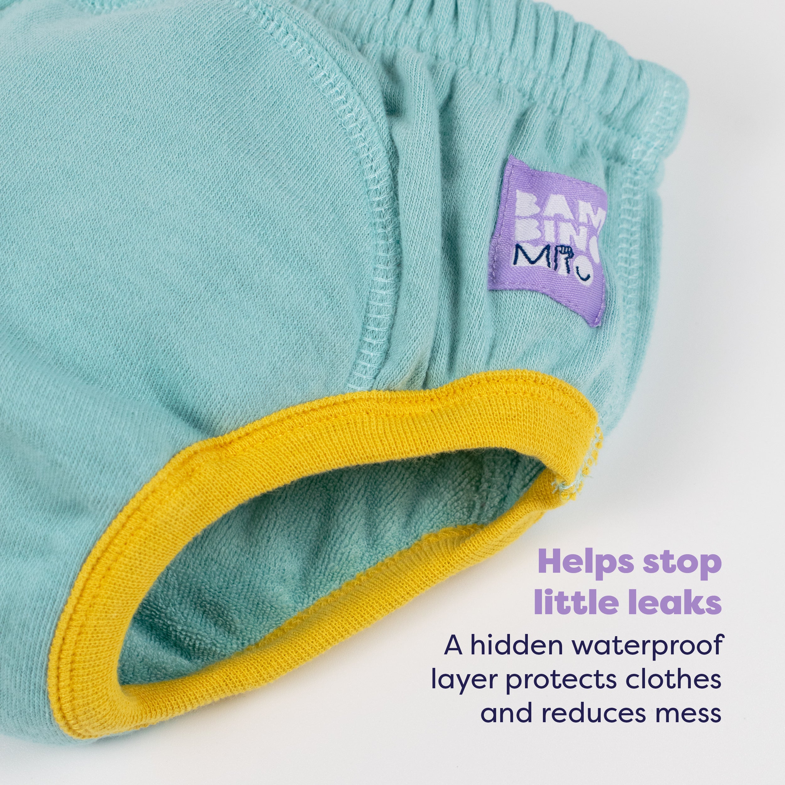 Reusable Potty Training Pants in Aqua - New and Improved! - Bambino Mio (EU)
