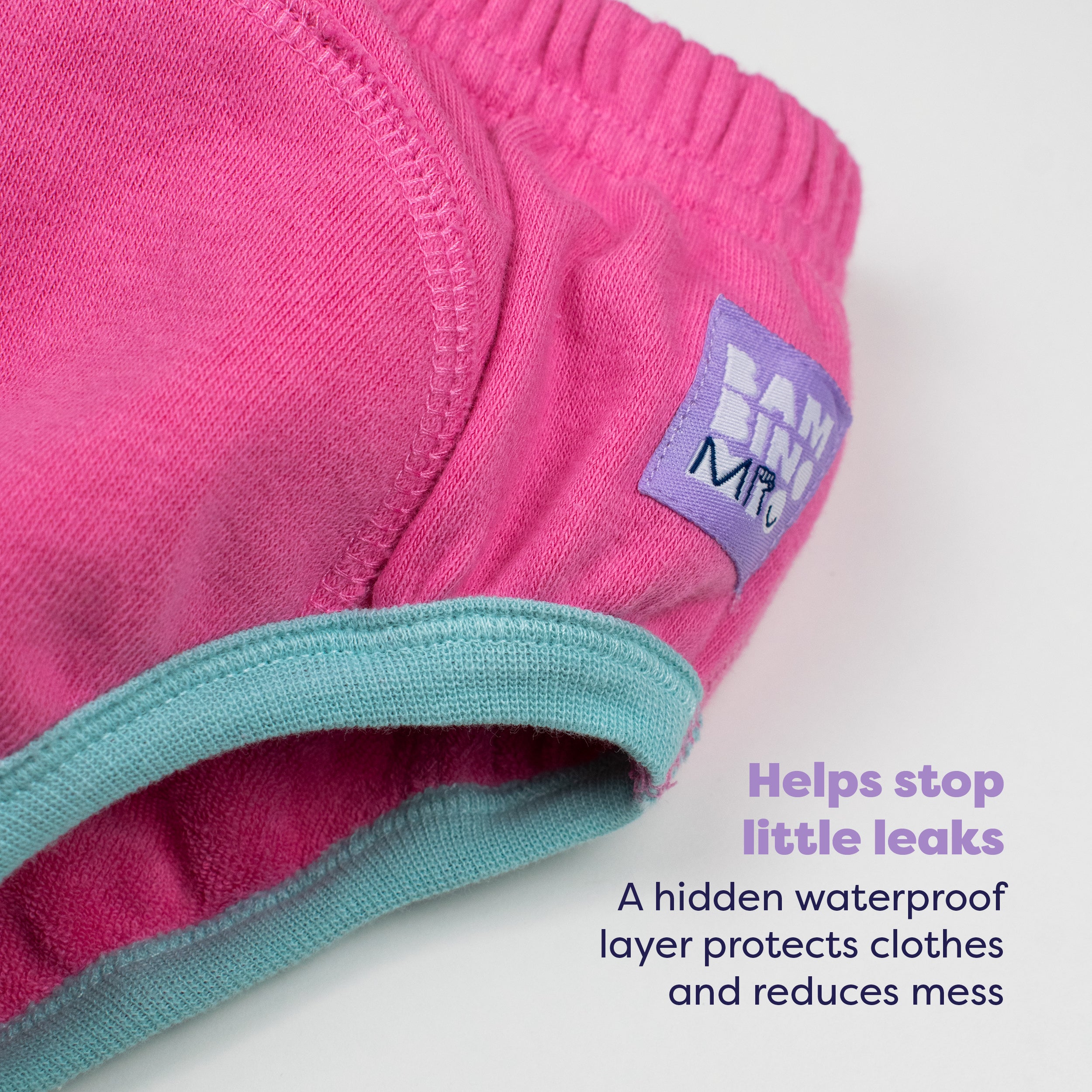 Reusable Potty Training Pants in Pink - New and Improved! - Bambino Mio (EU)