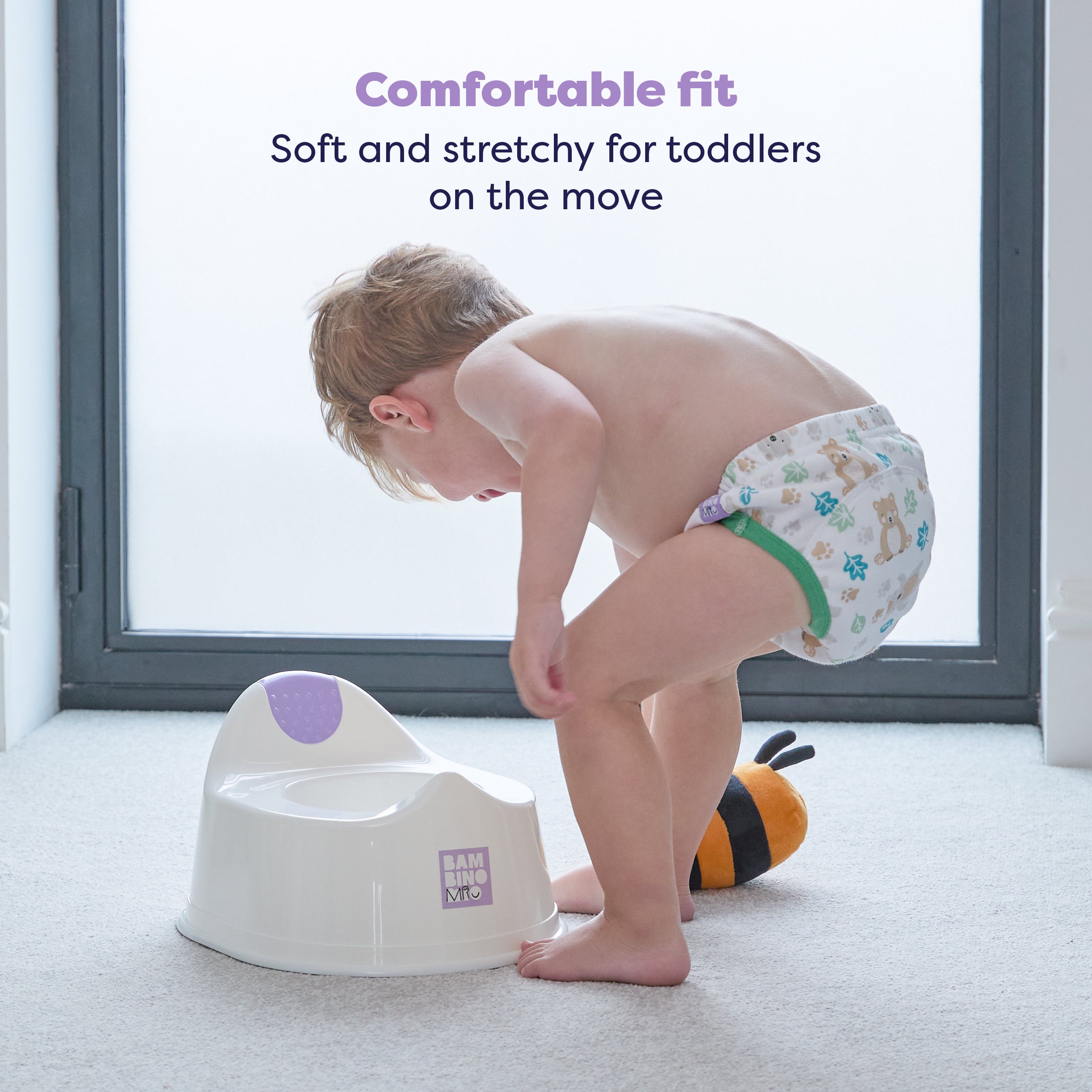 NEW: Reusable Potty Training Pants 3 Pack in Beary Cute - Elite - Bambino Mio (EU)