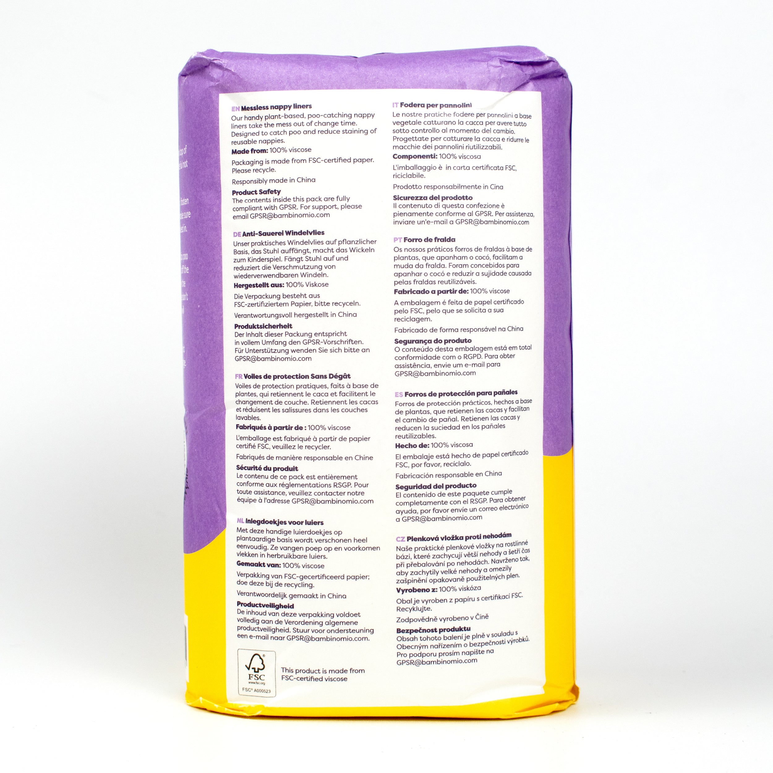 Messless Diaper liners - Bambino Mio (EU)