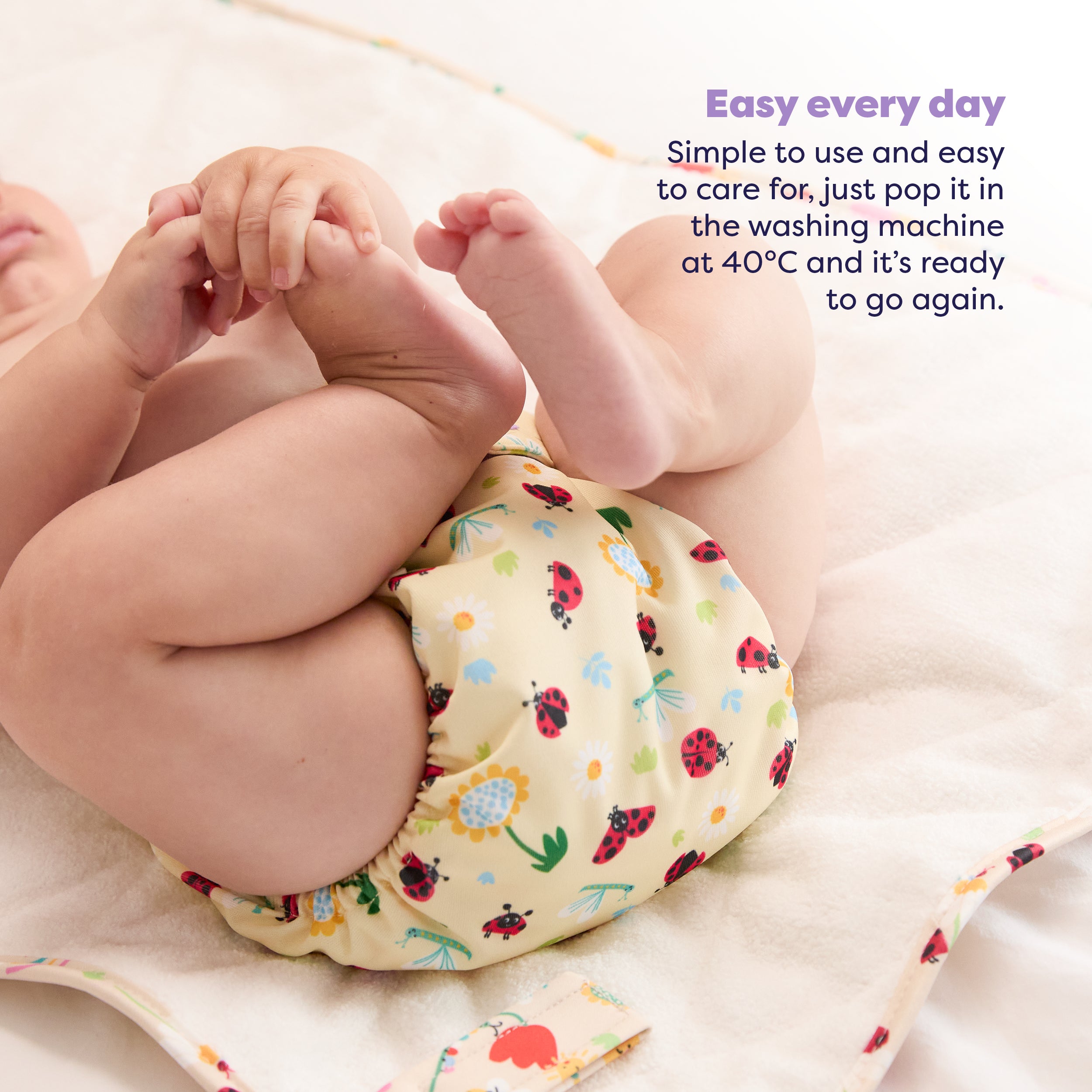 Revolutionary Reusable Diaper in Flutter And Bloom - Bambino Mio (EU)
