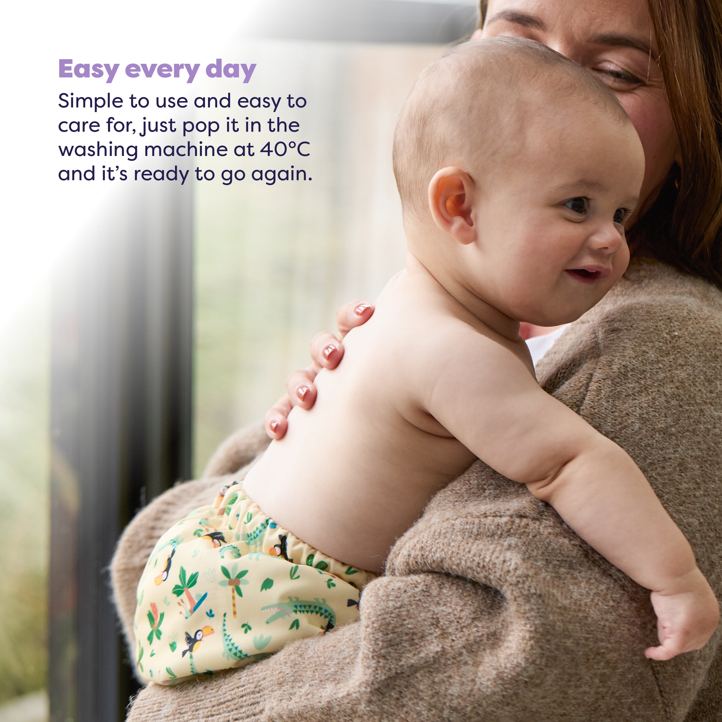 Revolutionary Reusable Diaper in River Rascals - Bambino Mio (EU)