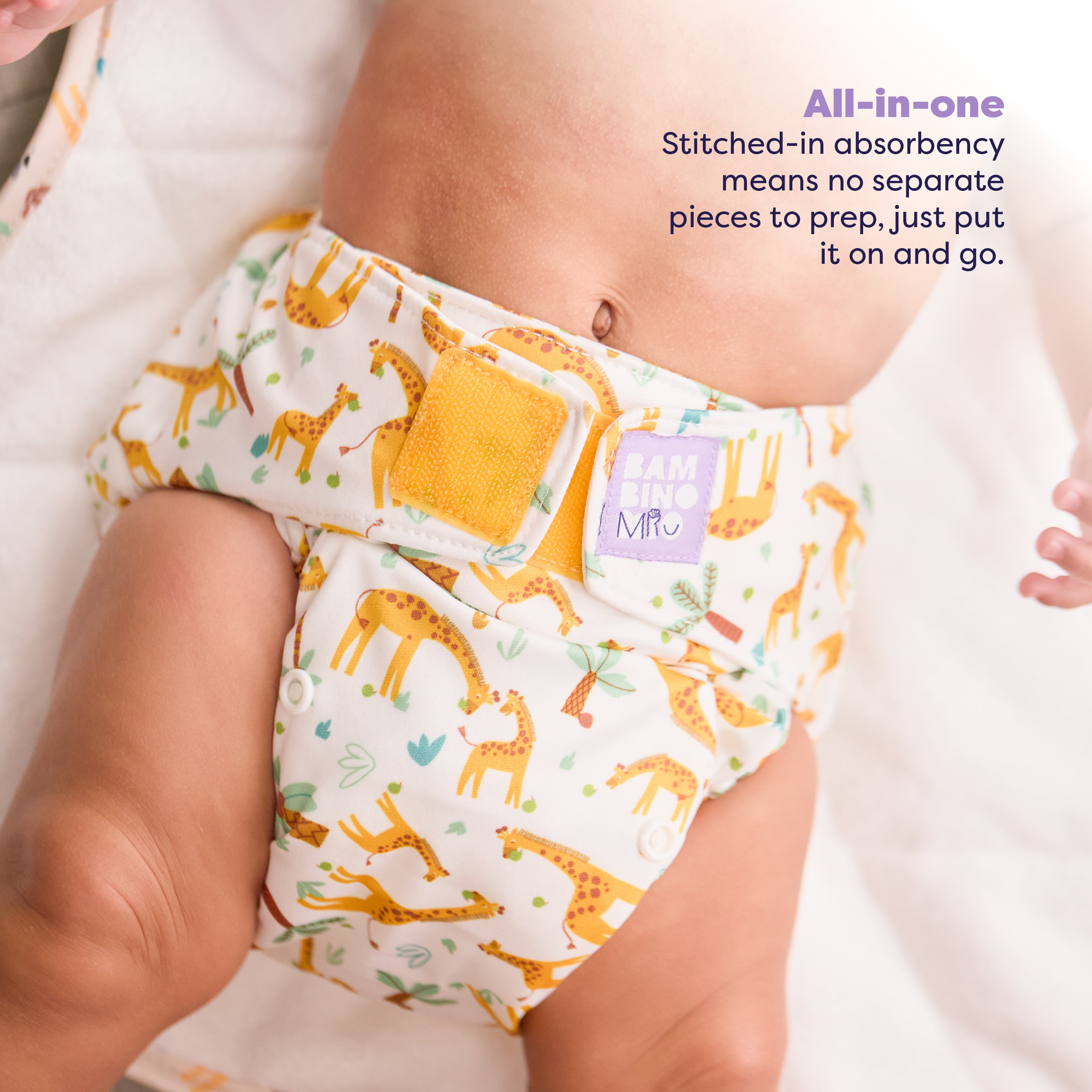 Miosolo All-In-One Reusable Diaper in Tall Tales - Bambino Mio (EU)