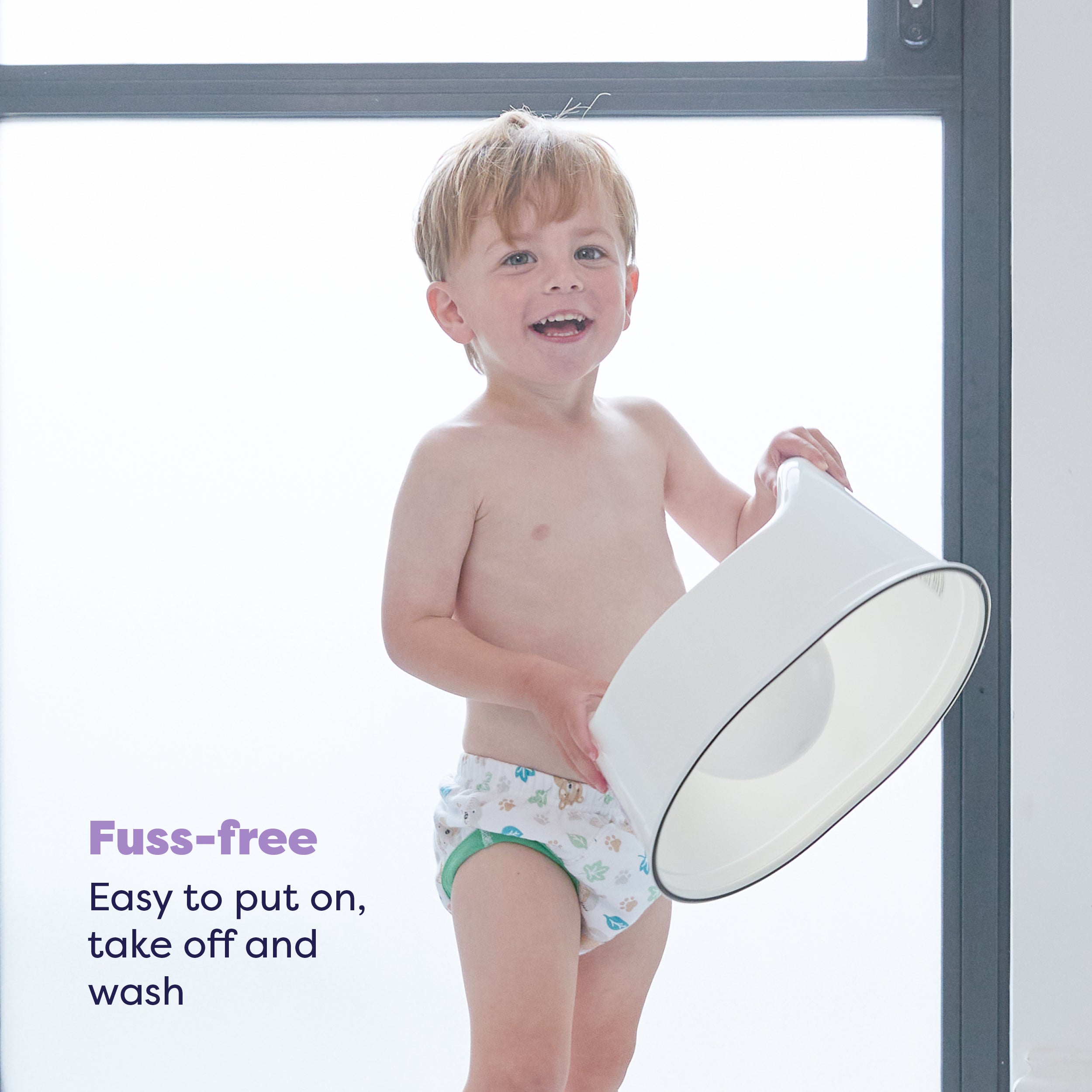NEW: Reusable Potty Training Pants in Bear Hugs - Elite - Bambino Mio (EU)