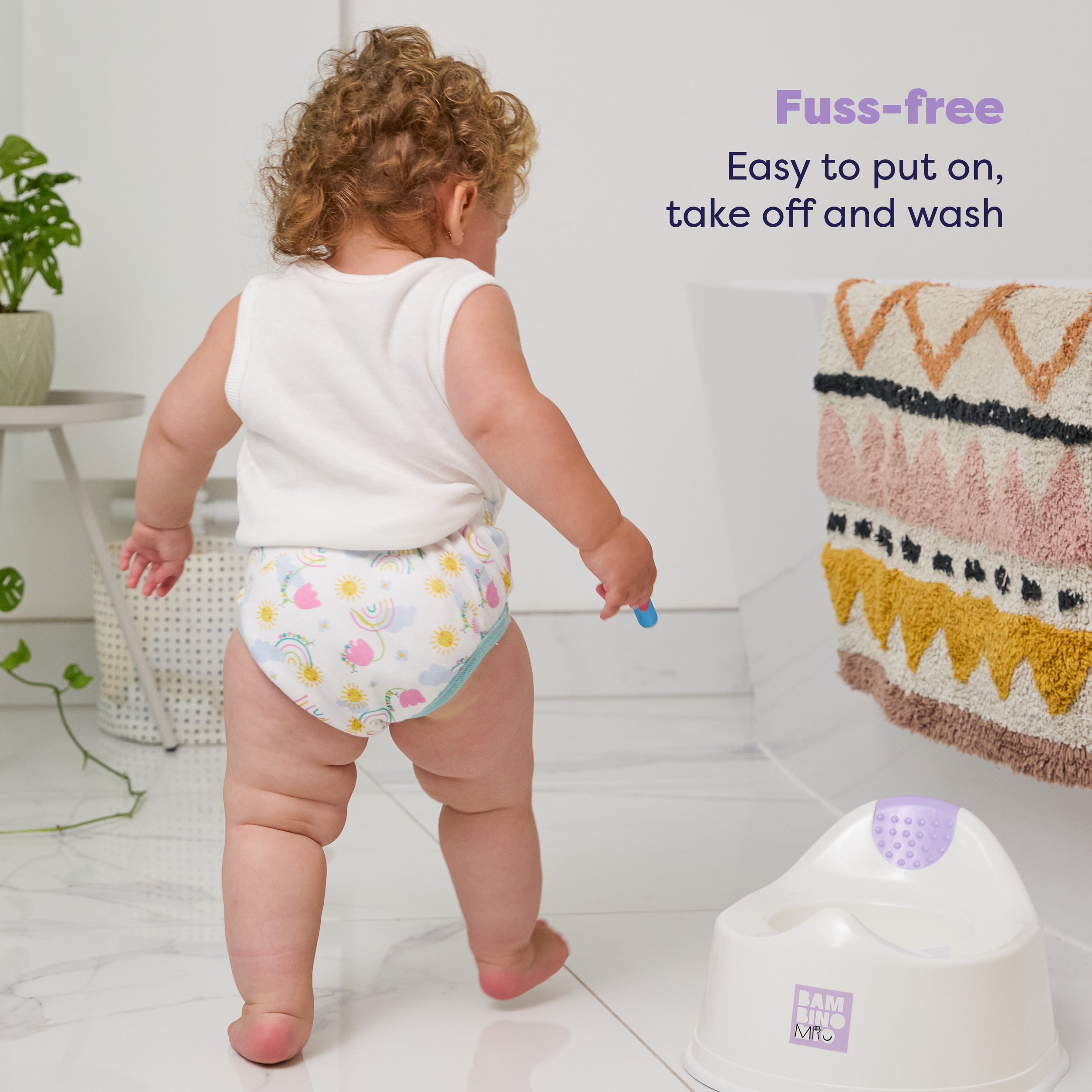 NEW: Reusable Potty Training Pants in Happy Days - Elite - Bambino Mio (EU)