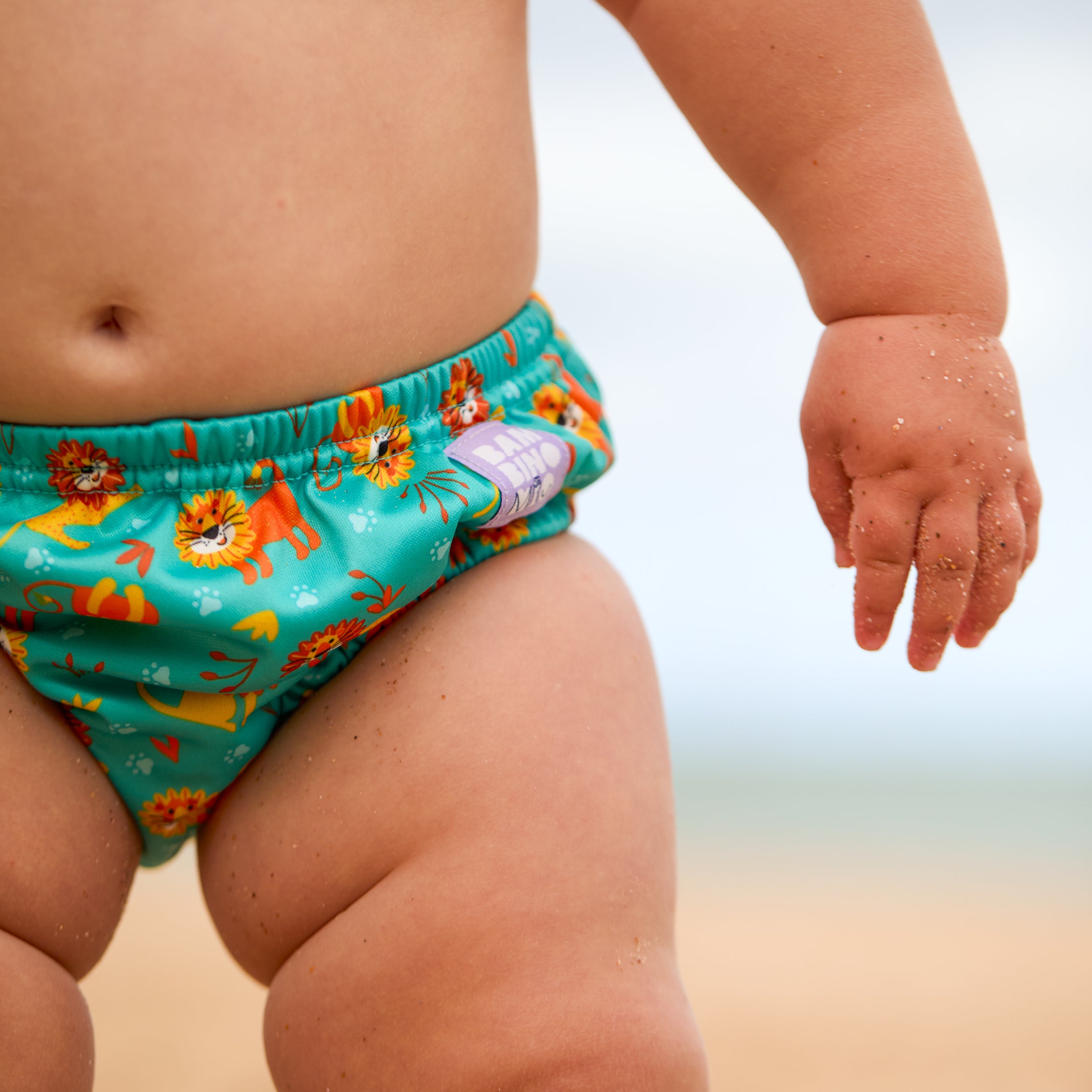 Reusable Swim Diaper in Cool Cats - Bambino Mio (EU)