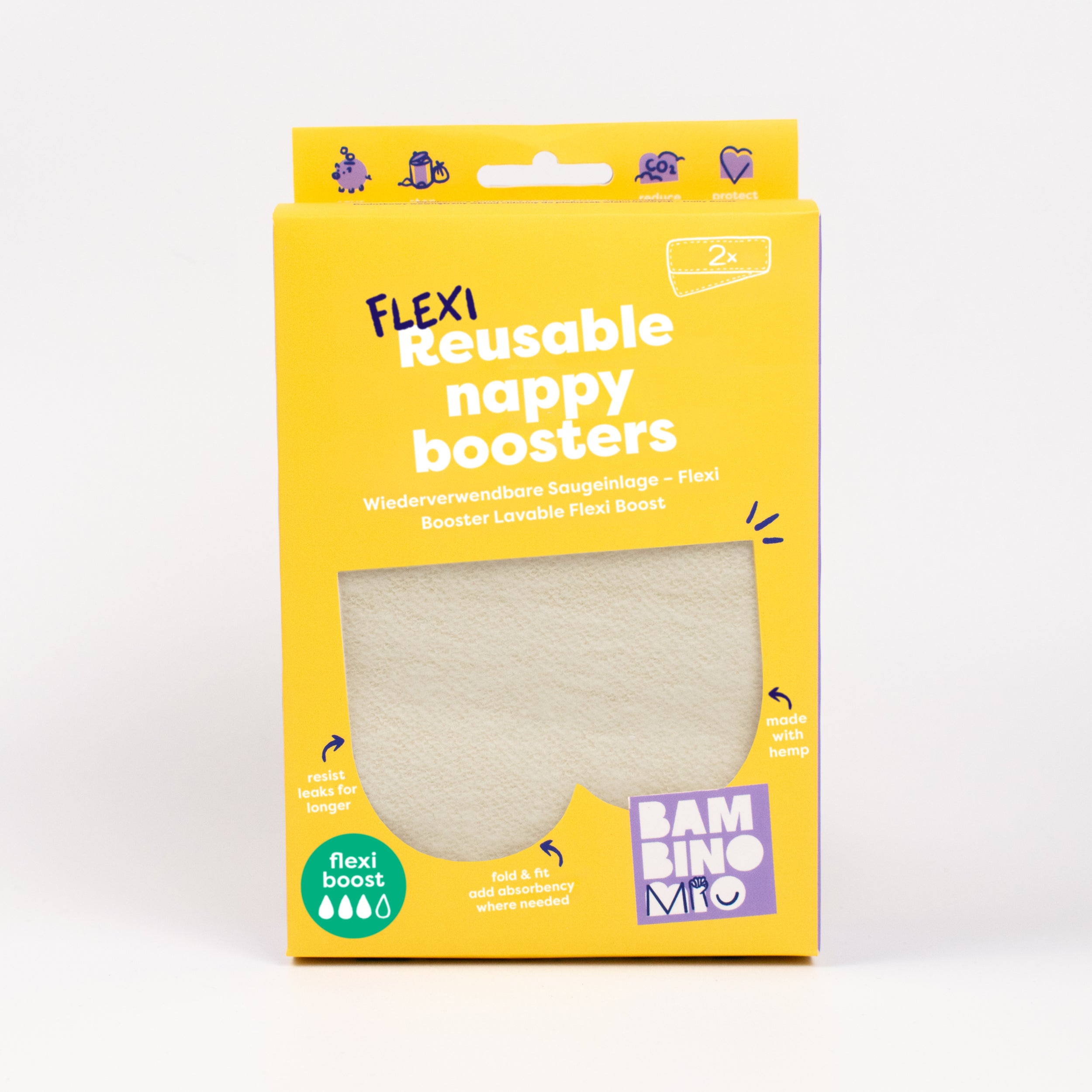 Revolutionary Reusable Diaper Booster - Flexi Boost - Bambino Mio (EU)