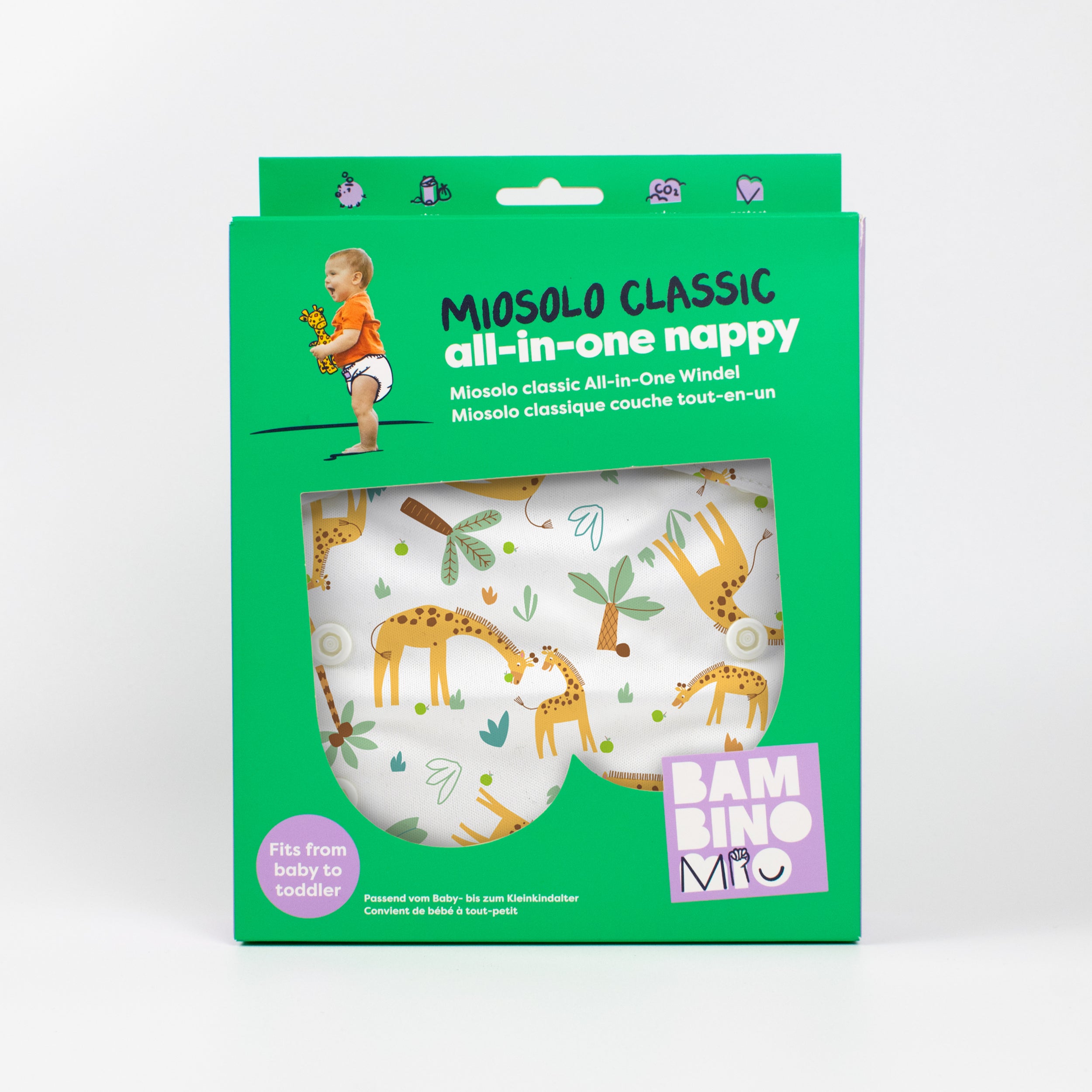 Miosolo All-In-One Reusable Diaper in Tall Tales - Bambino Mio (EU)