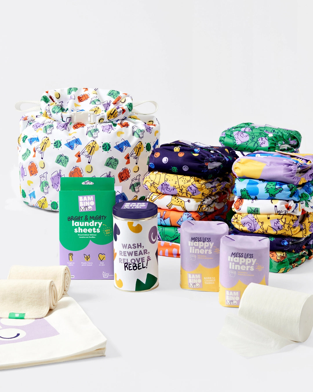 The Revolutionary Complete 15 Diaper Bundle