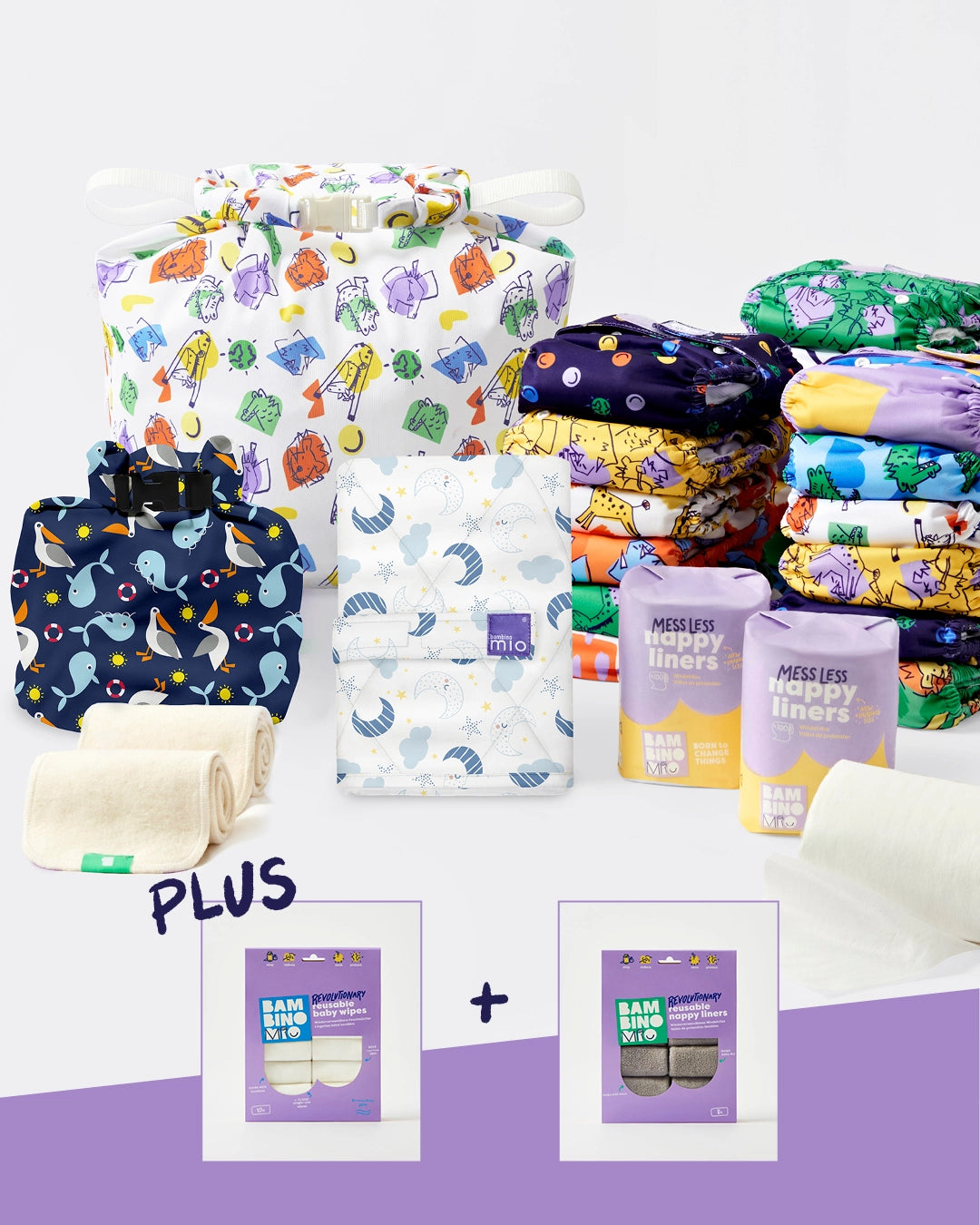 The Revolutionary Everything 20 Diaper Bundle Mix 2 - Bambino Mio (EU)