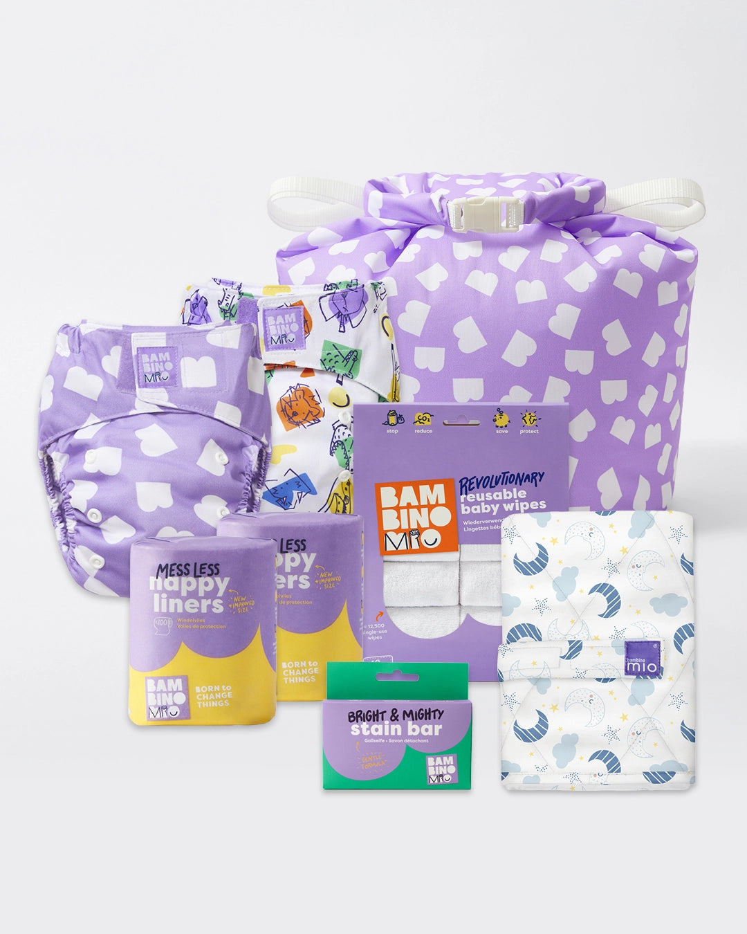 Reusable Diaper Bundle (Newborn to toddler) - Mix