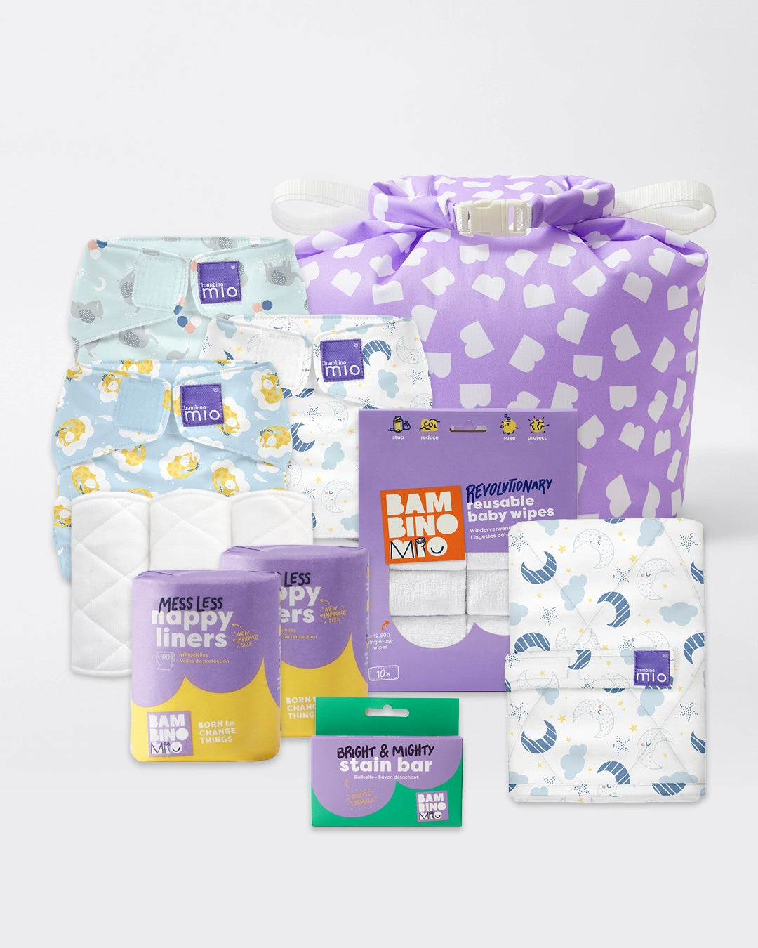 Reusable Diaper Bundle (3 months to toddler) - Dreamland