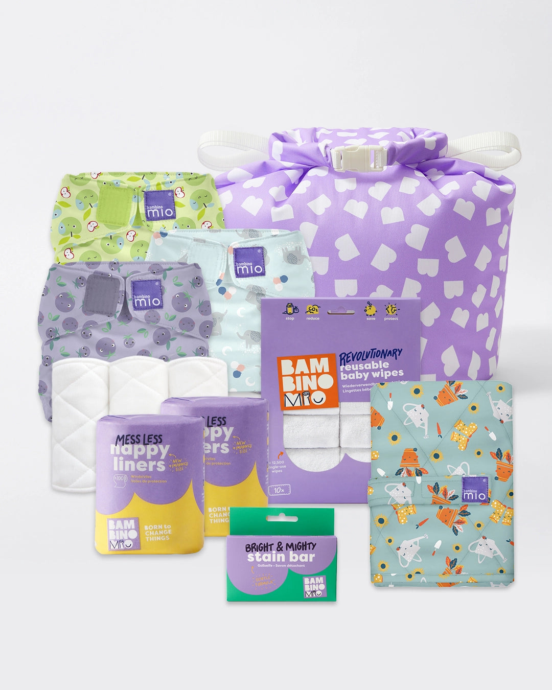 Reusable Diaper Bundle (3 months to toddler) - Mix