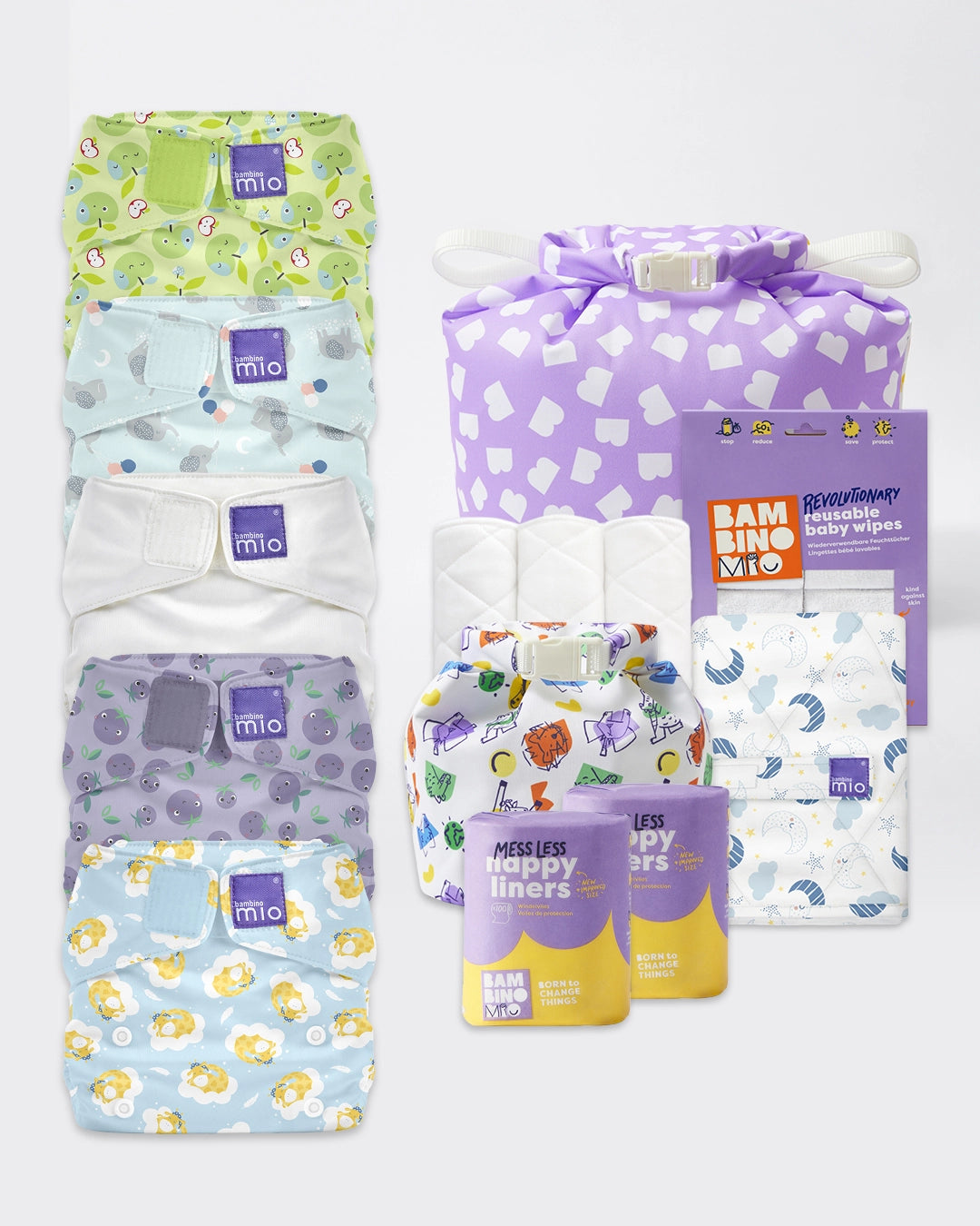 Reusable Diaper Bundle (3 months to toddler) - Mix