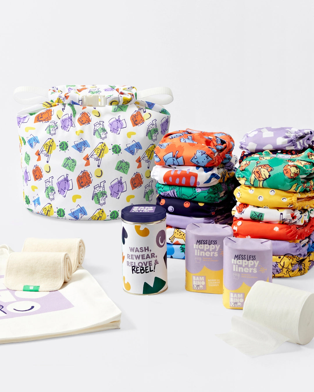The Revolutionary Complete 15 Diaper Bundle