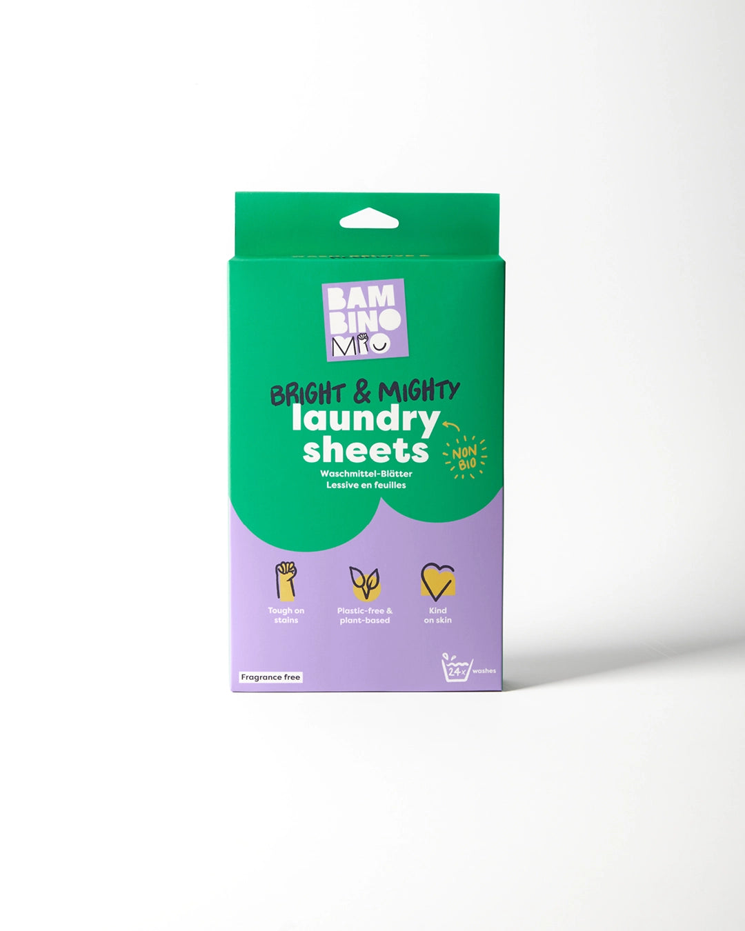 Bright & Might Laundry Sheets 3 Pack - FREE GIFT with 45€ Spend - Bambino Mio (EU)