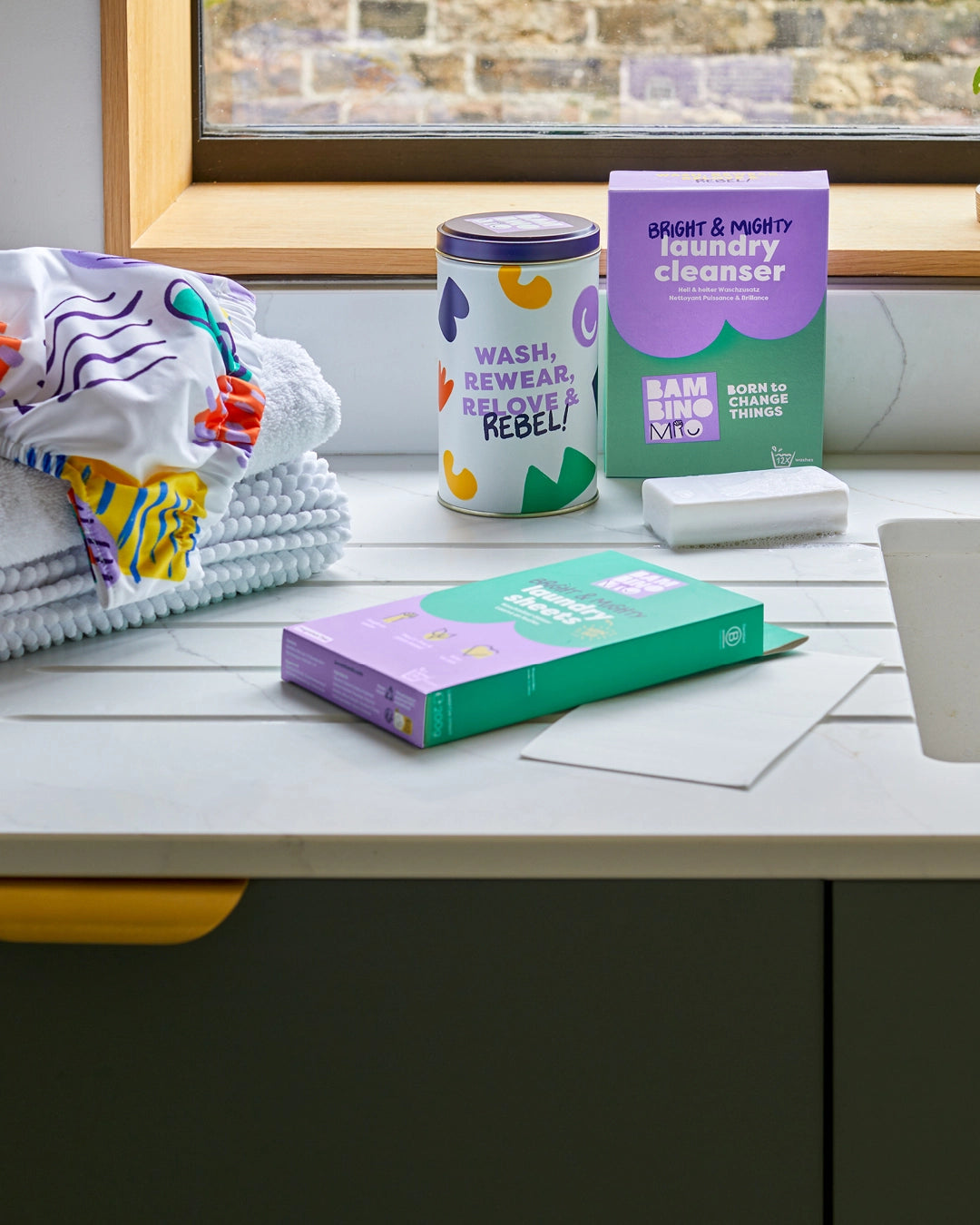 Bright & Might Laundry Sheets 3 Pack - FREE GIFT with 45€ Spend - Bambino Mio (EU)