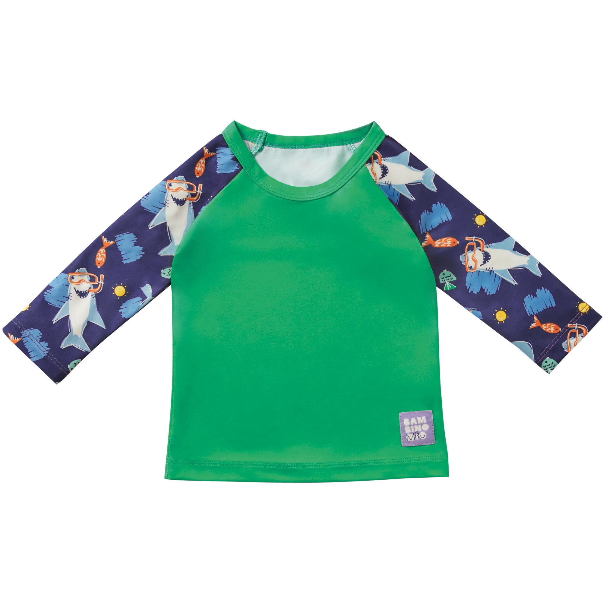 UPF 40+ Soft and Gentle Protective Swim Rash Vest in Ocean Explorers - Bambino Mio (EU)