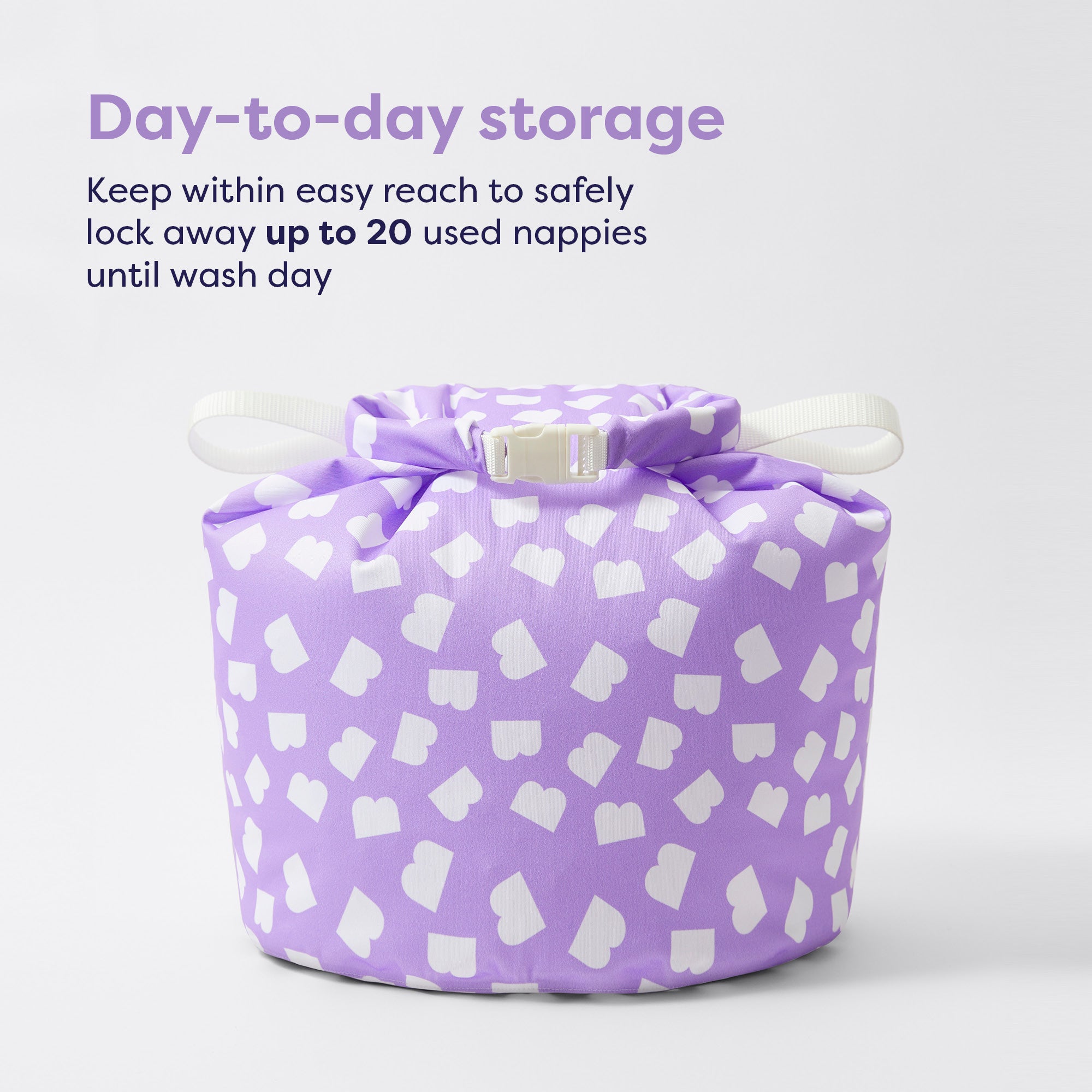 Stay At Home Wet Diaper Bag in Bold - Bambino Mio (EU)