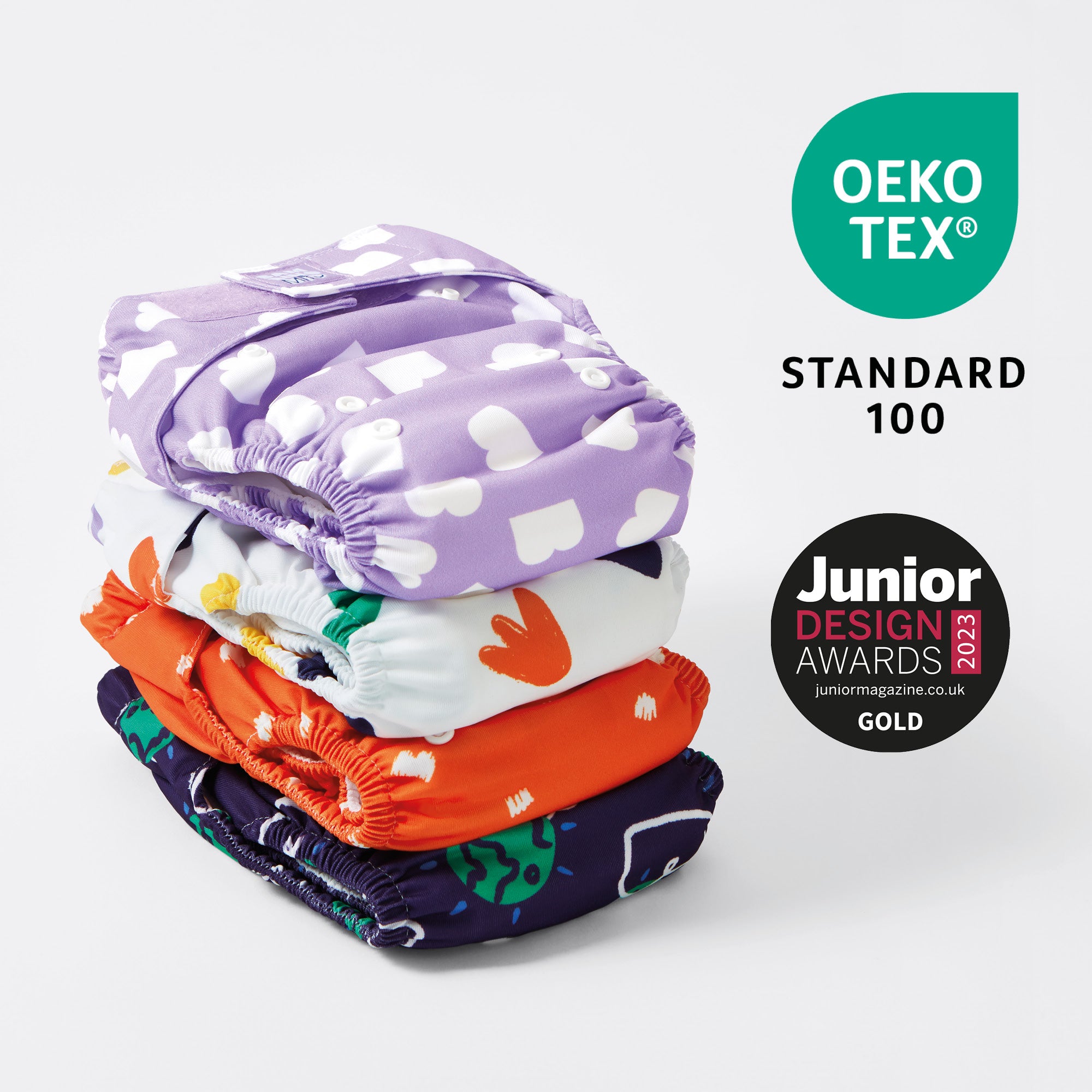 Revolutionary Reusable Diaper in Chomp - Bambino Mio (EU)
