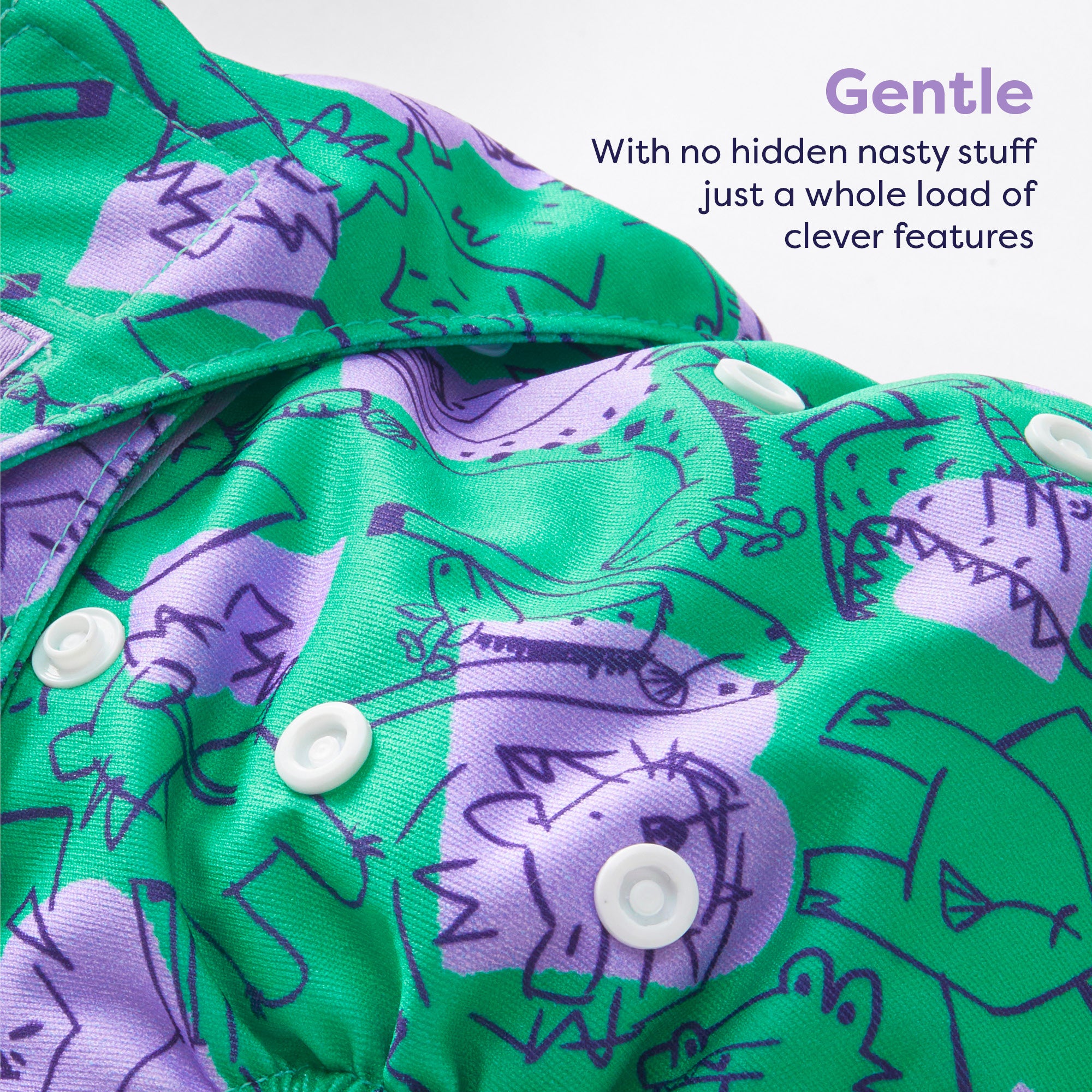 Revolutionary Reusable Diaper in Chomp - Bambino Mio (EU)