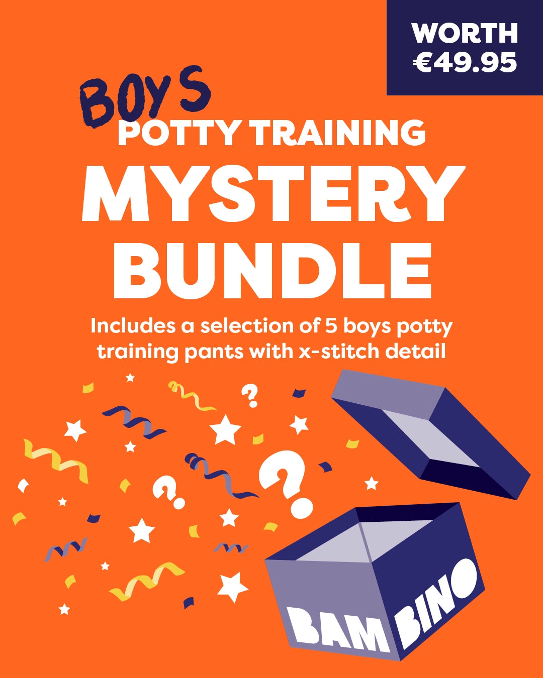 Boys Potty Training Pants Mystery Bundle - 5 Pack