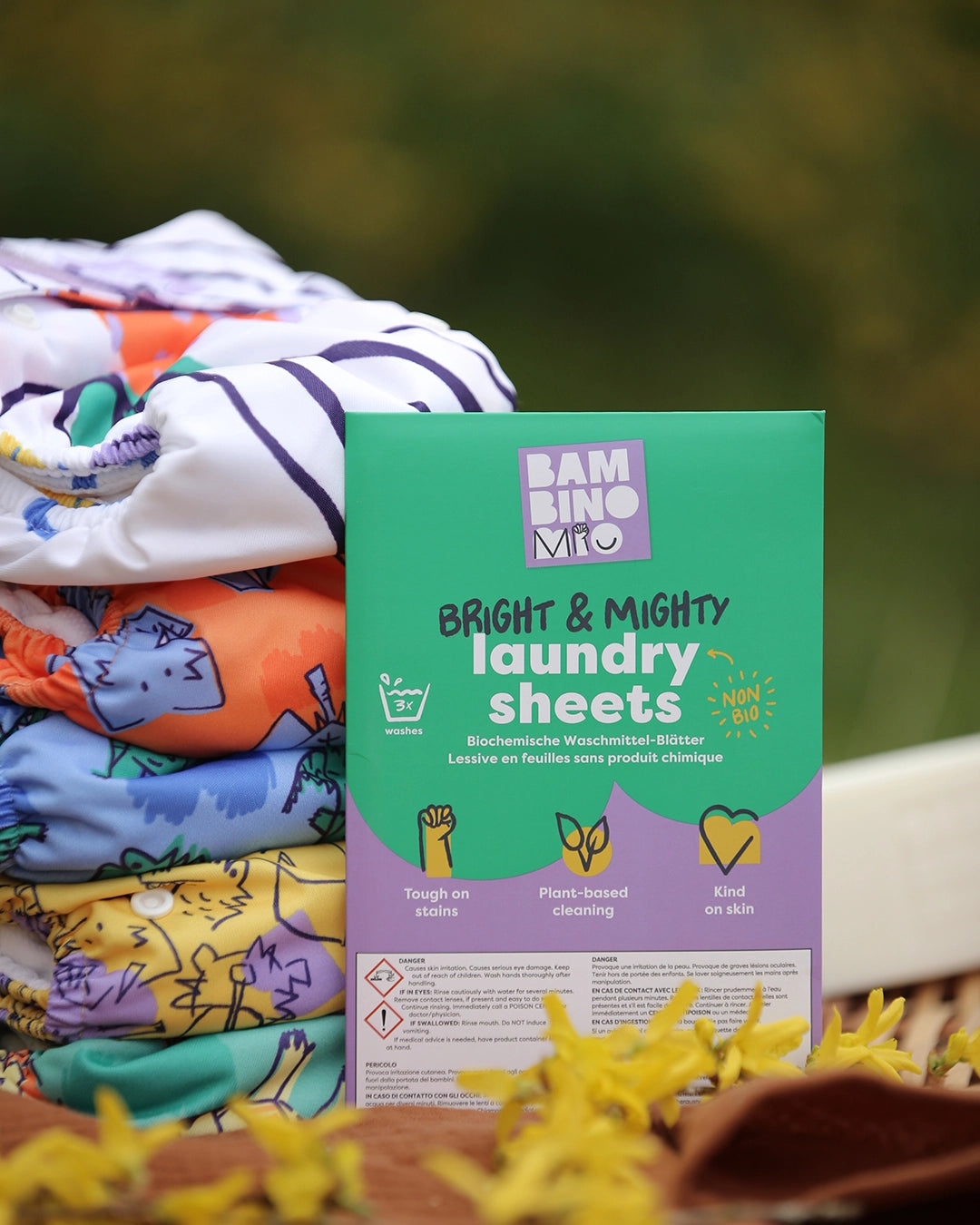 Bright & Might Laundry Sheets 3 Pack - FREE GIFT with 45€ Spend - Bambino Mio (EU)