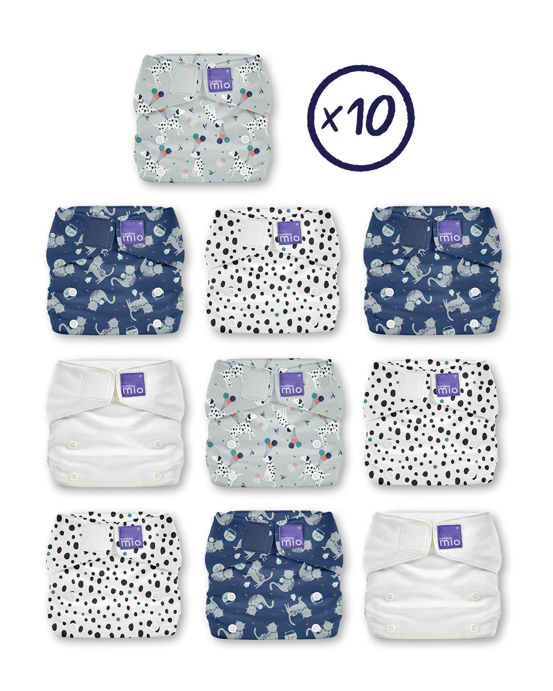 miosolo 10 diaper bundle - Bambino Mio (EU)