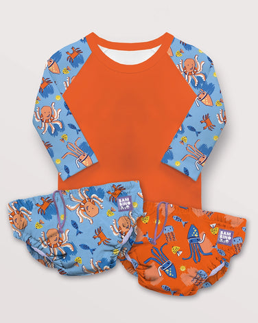 Revolutionäres wiederverwendbarer Schwimm-Essentials Set