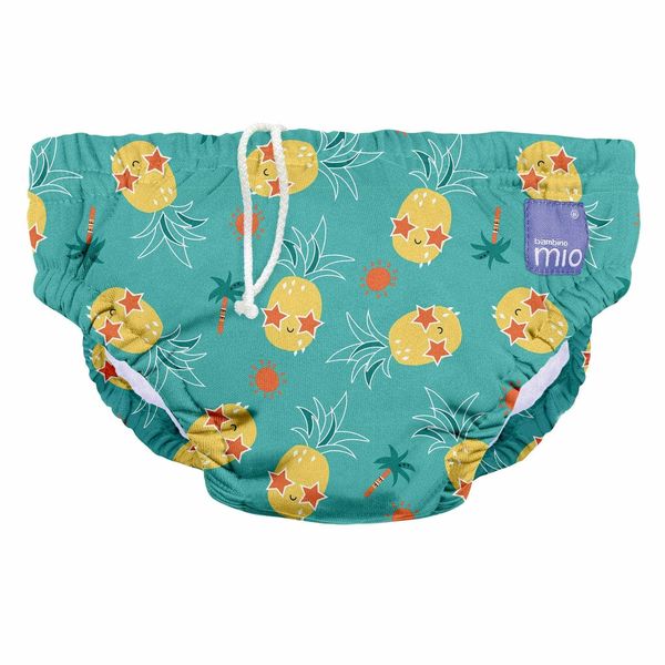 Reusable Swim Diaper in Pineapple Party - Bambino Mio (EU)