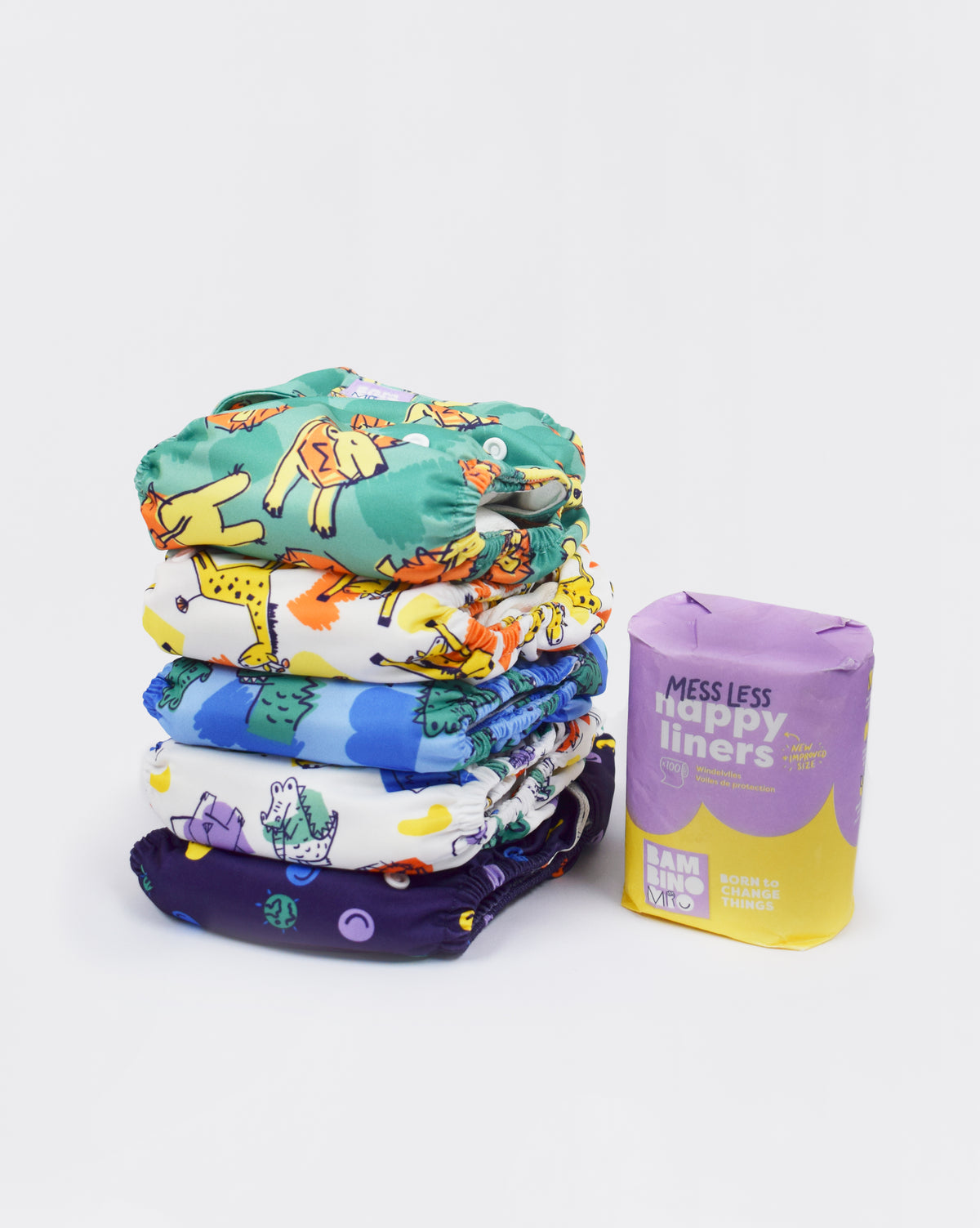 Big Fish rebrands Bambino Mio reusable nappy packs with cuts to plastic
