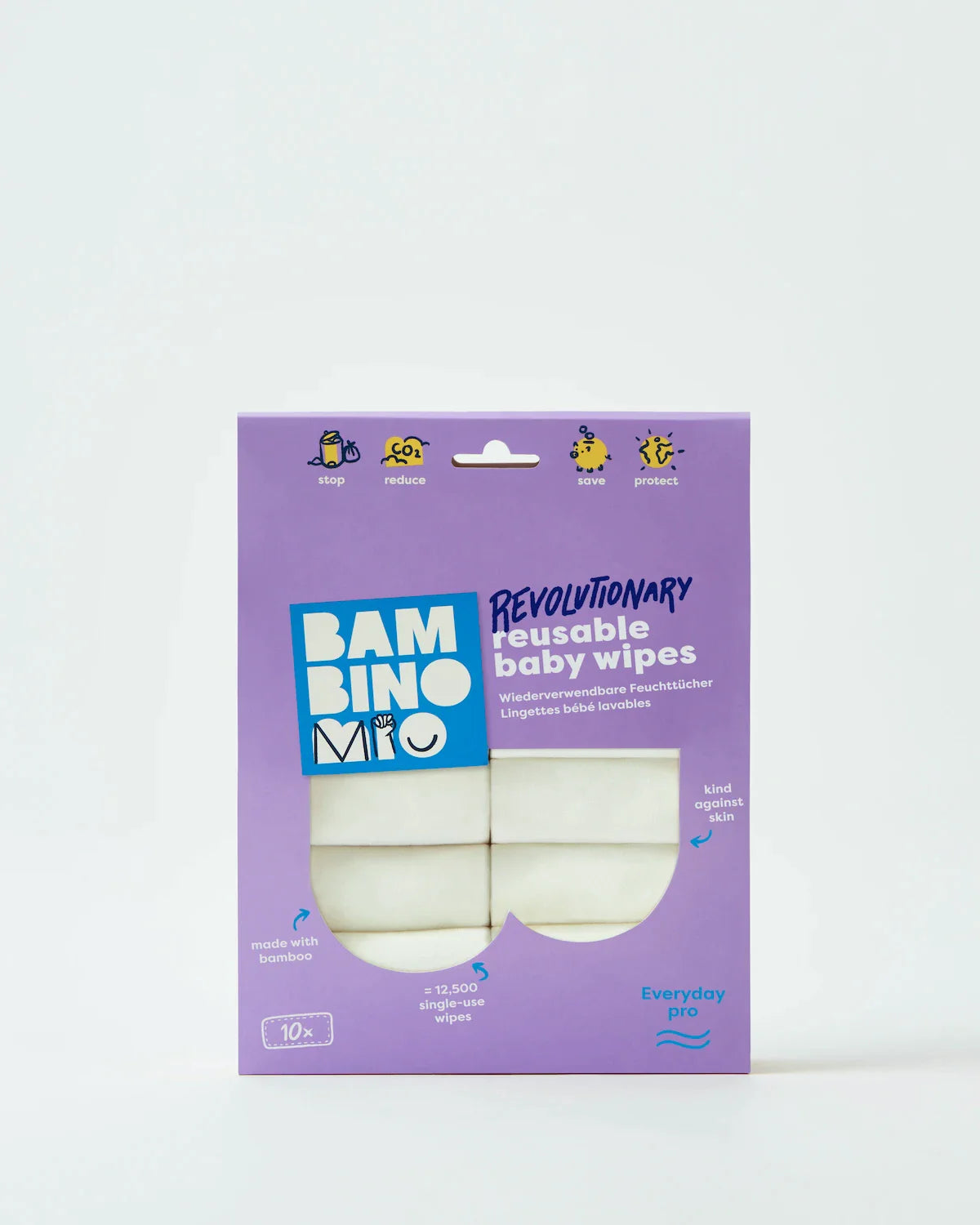 Reusable baby wipes - Everyday Pro - Bambino Mio (EU)